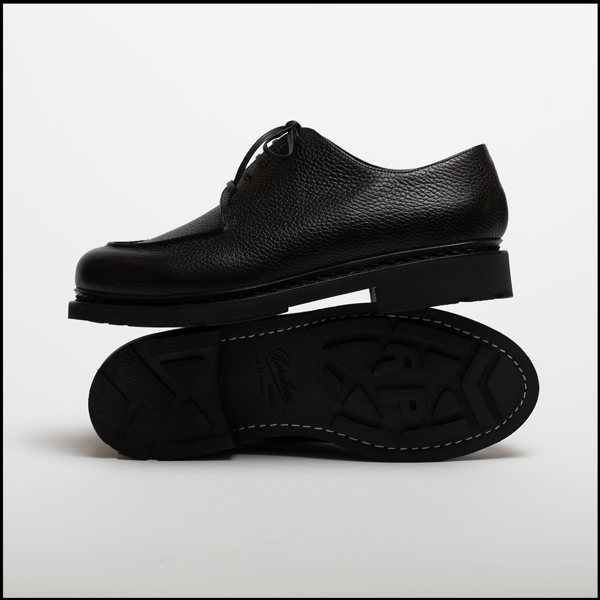 MIRAGE shoes in Black color by Paraboot for Arpenteur