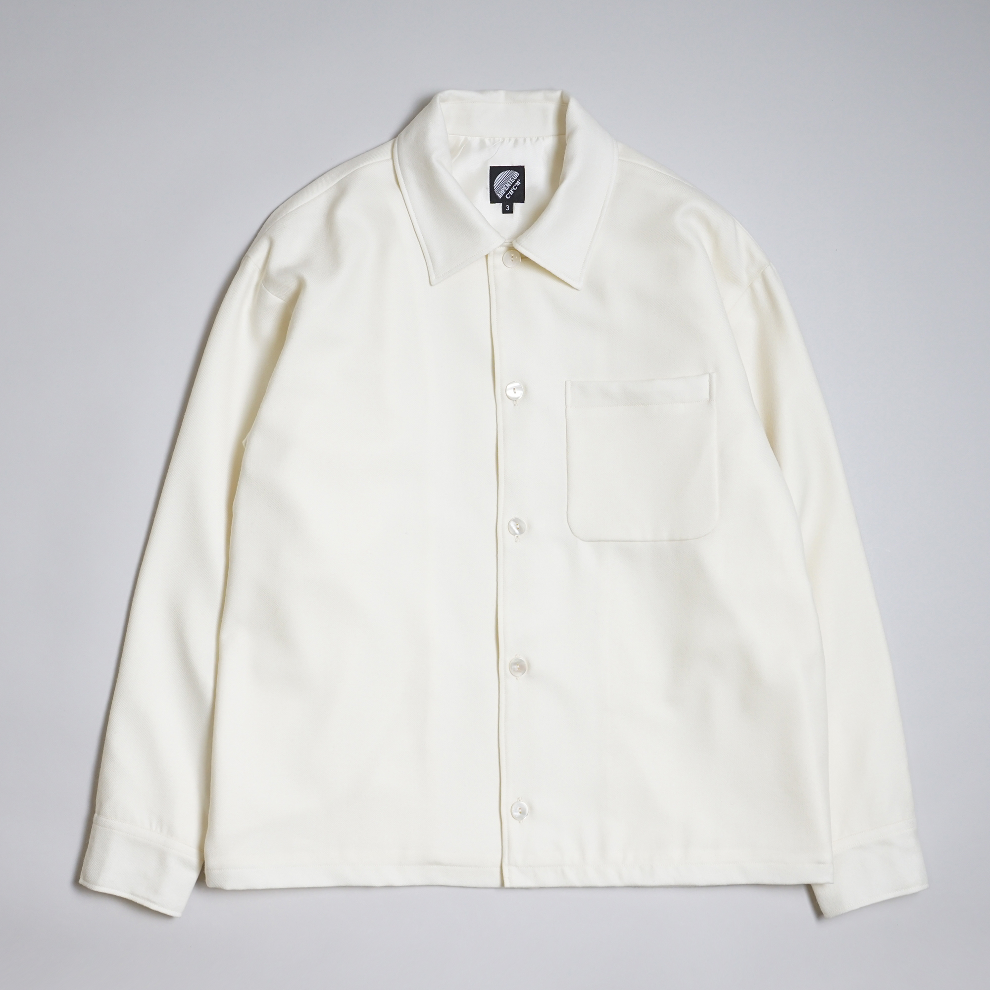 Night Jacket in Ivory color by Arpenteur for C'H'C'M'