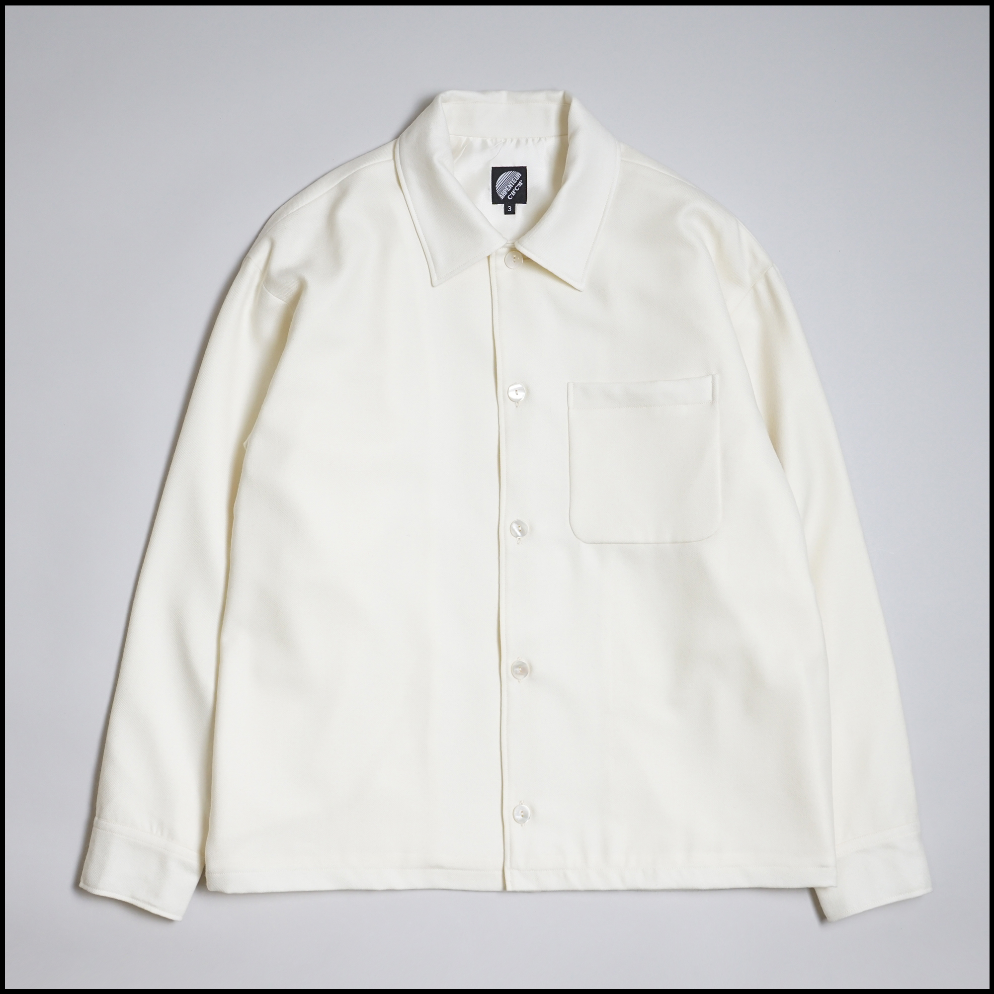 Night Jacket in Ivory color by Arpenteur for C'H'C'M'