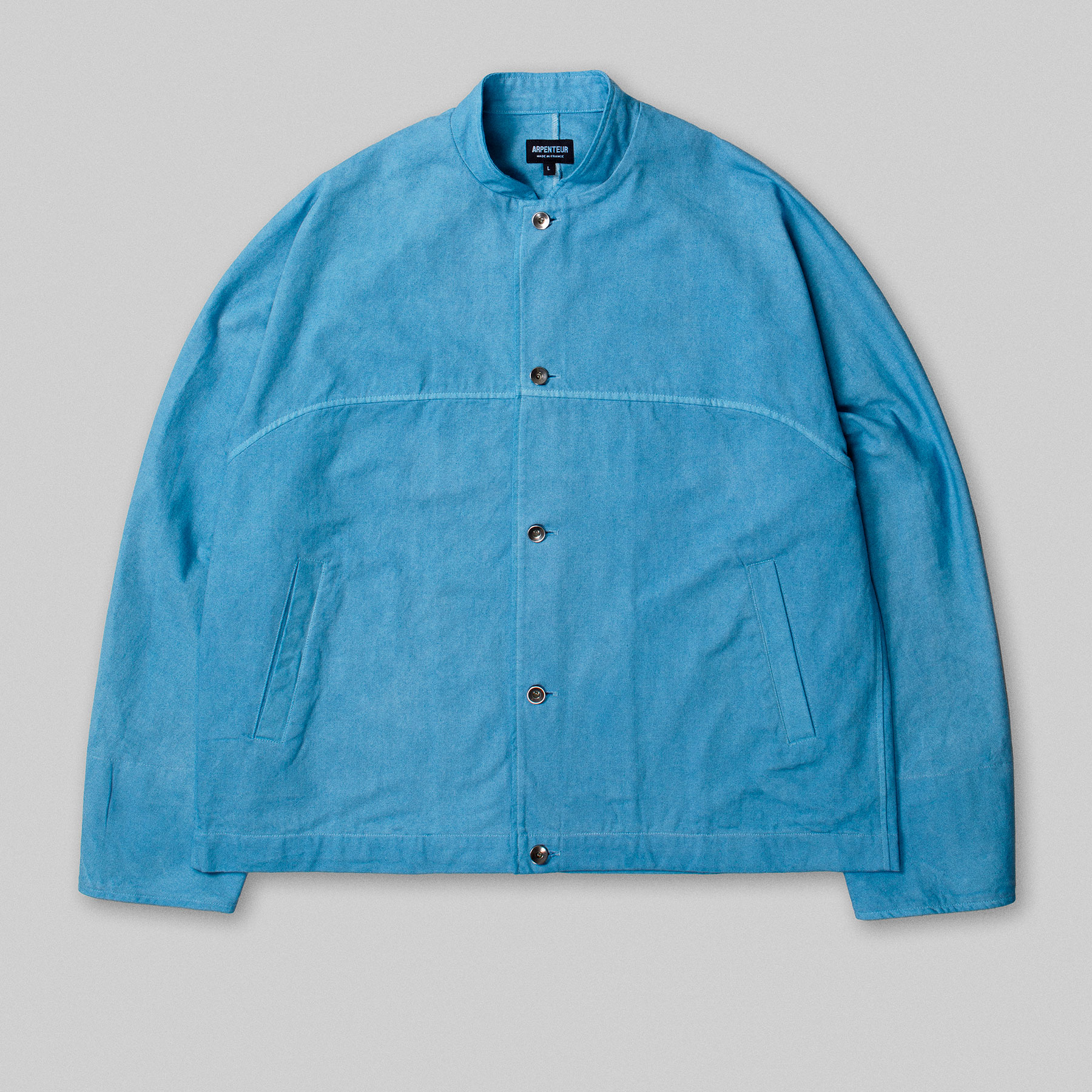 EVO Jacket by Arpenteur in Ice woad color
