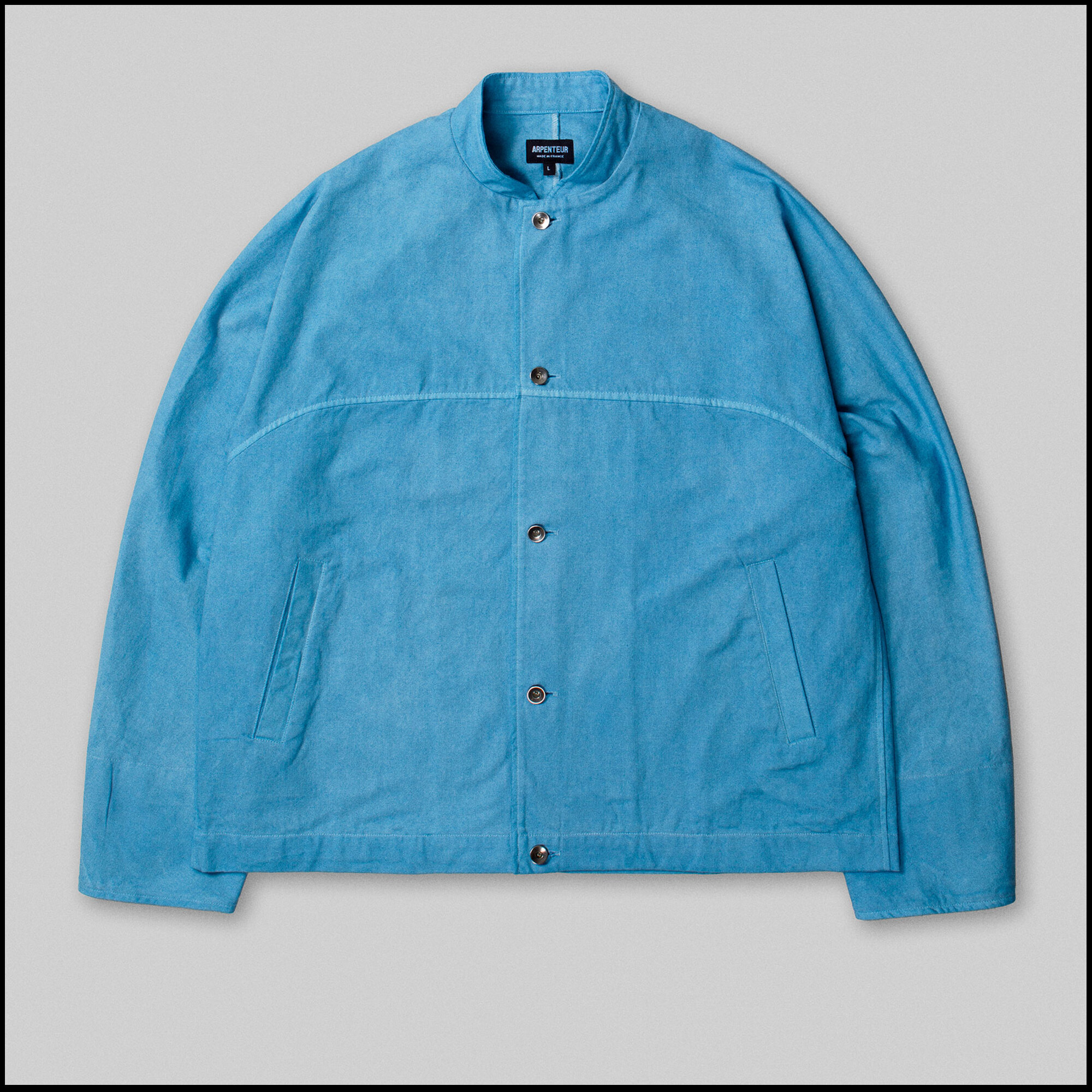 EVO Jacket by Arpenteur in Ice woad color
