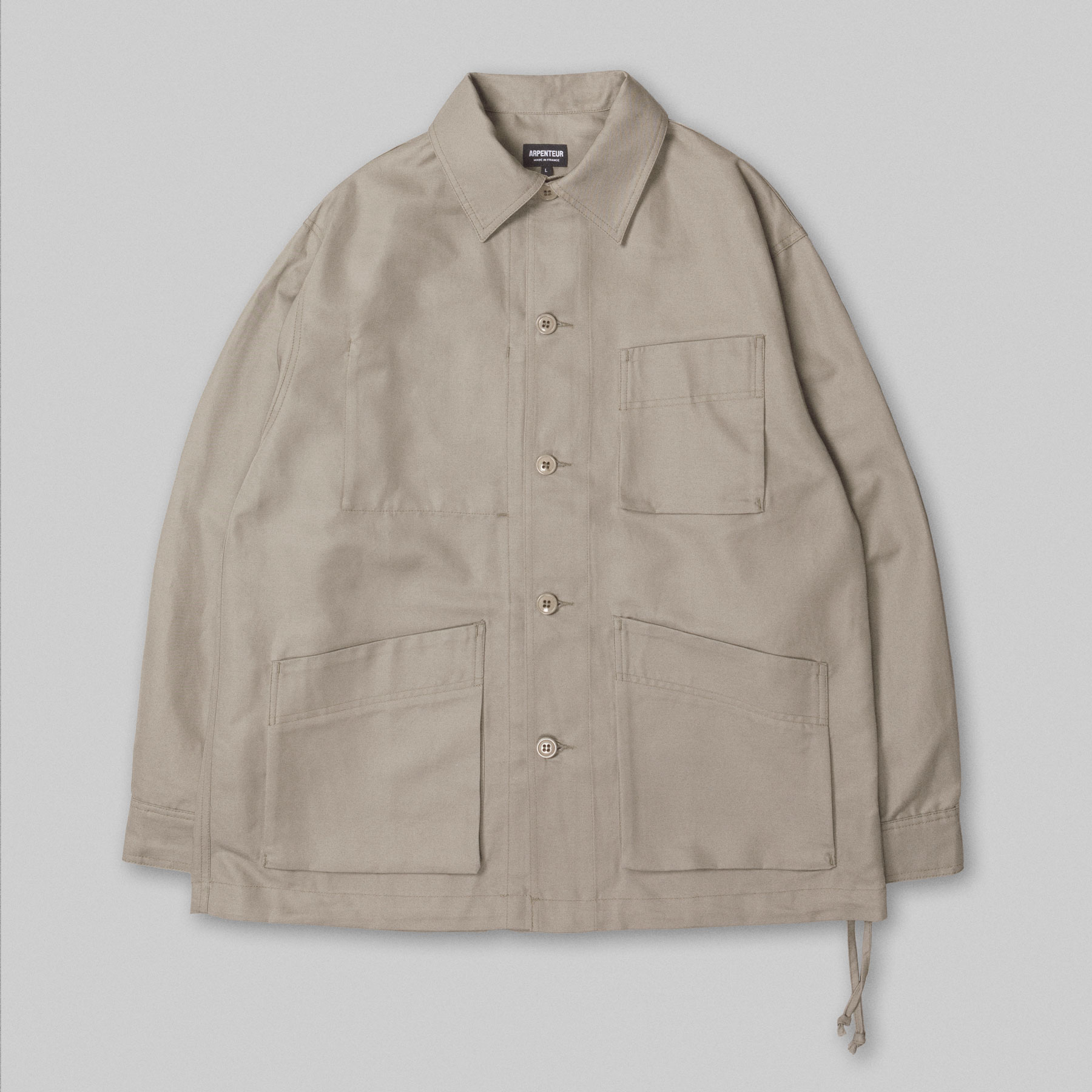 ADN jacket by ARPENTEUR in Stone color