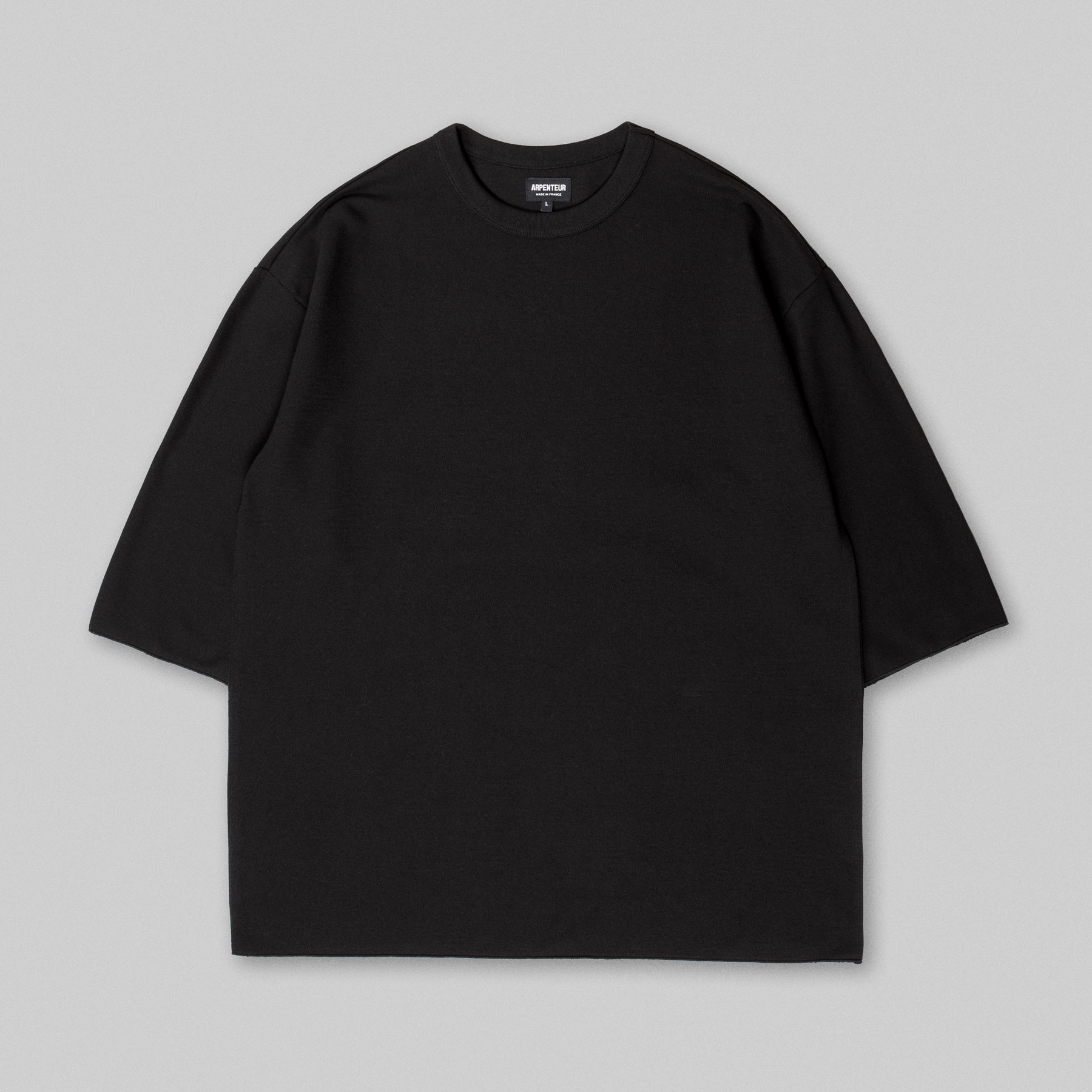 MARINIERE t-shirt by Arpenteur in Black color