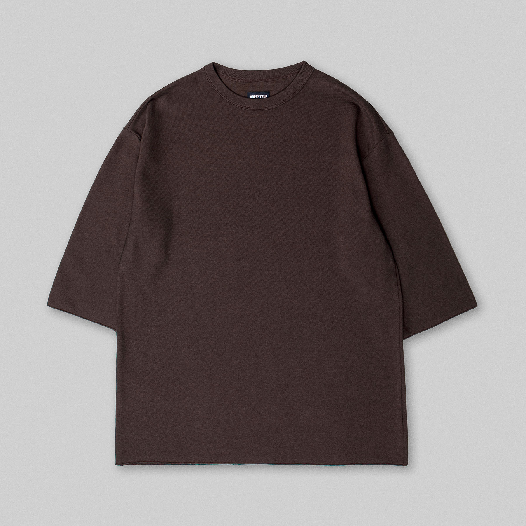MARINIERE t-shirt by Arpenteur in Soil brown color