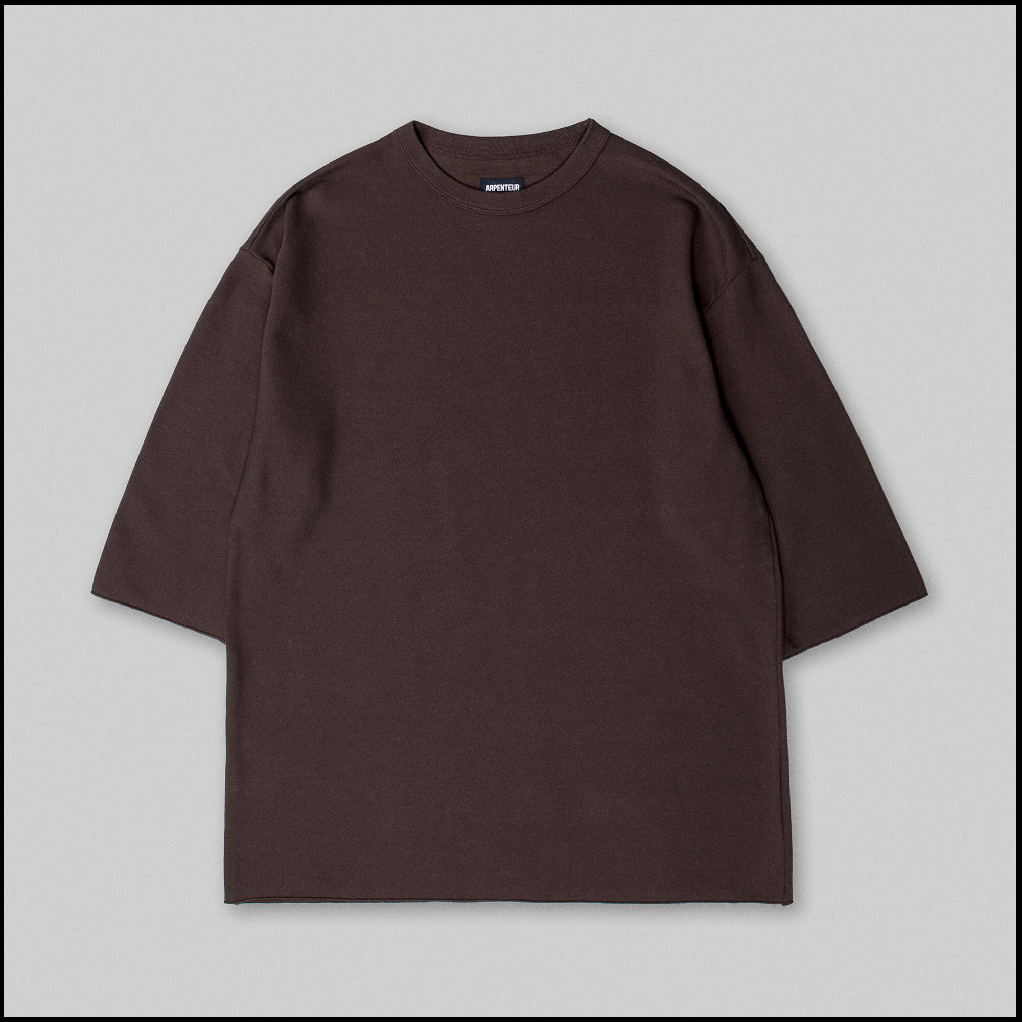 MARINIERE t-shirt by Arpenteur in Soil brown color