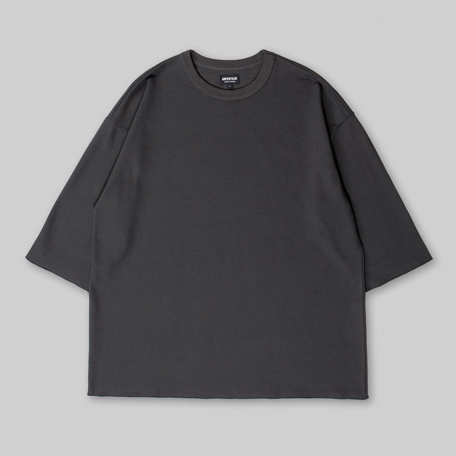 MARINIERE t-shirt by Arpenteur in Charcoal color