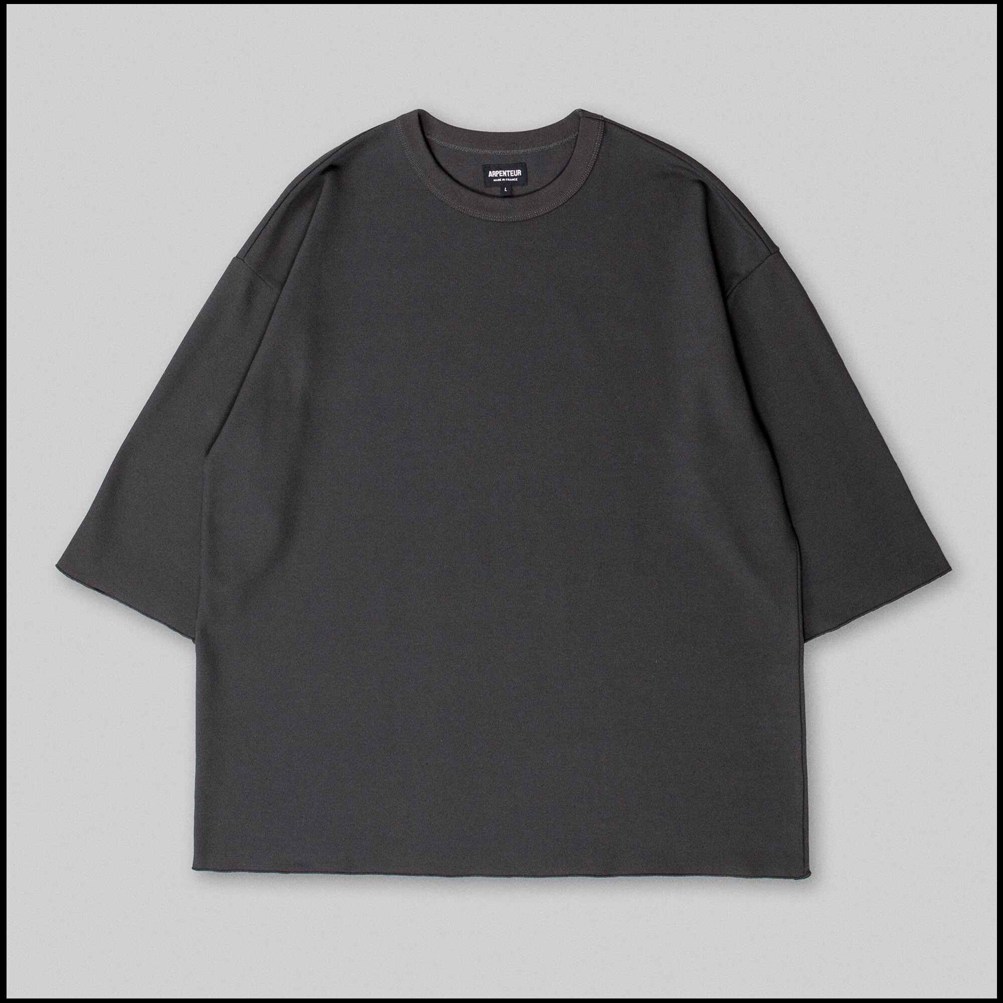 MARINIERE t-shirt by Arpenteur in Charcoal color