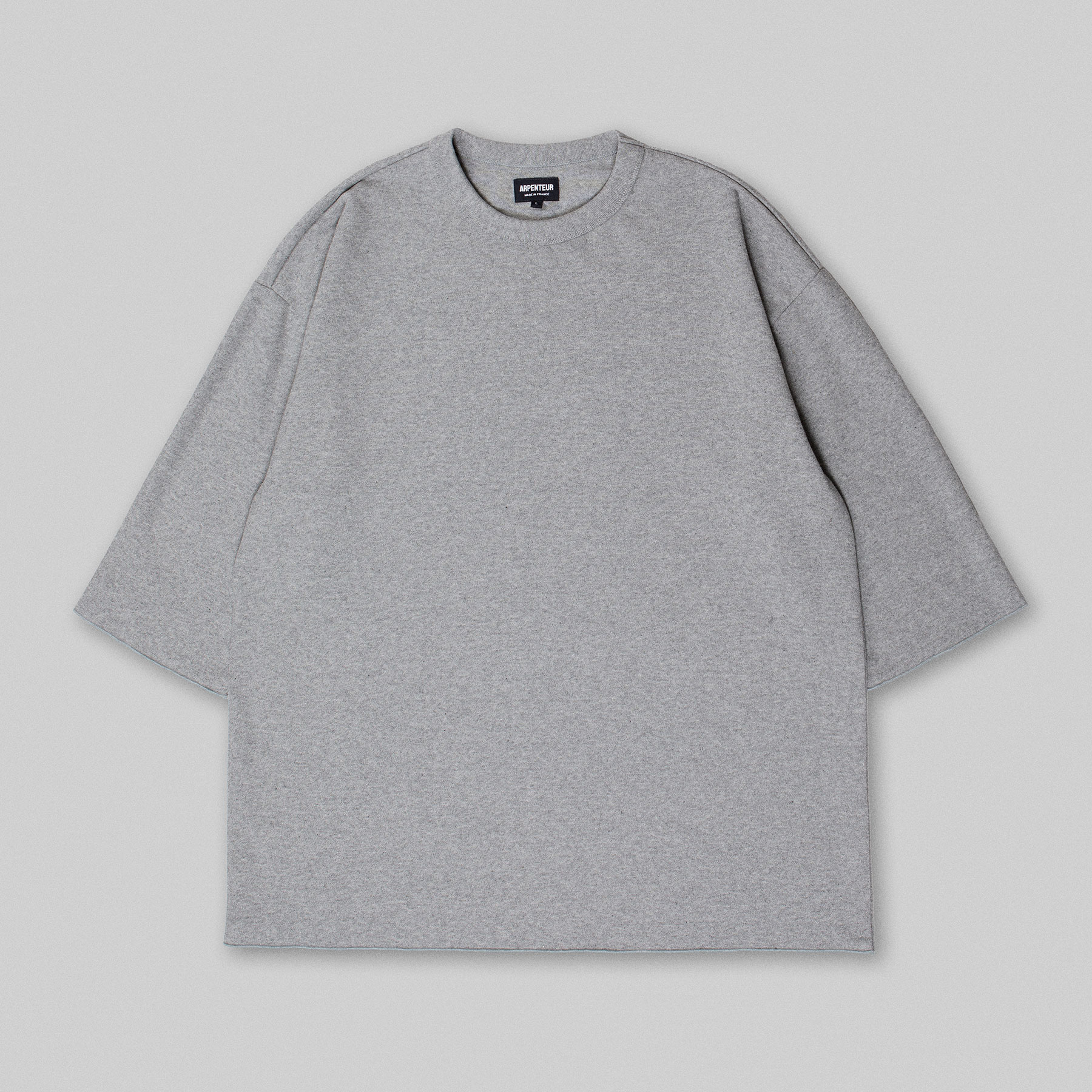 MARINIERE t-shirt by Arpenteur in Melange grey color