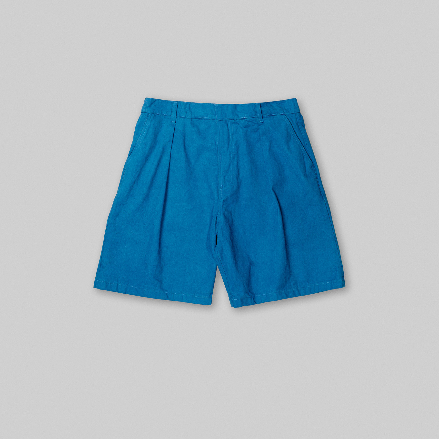 PAGE shorts by Arpenteur in Medium woad color