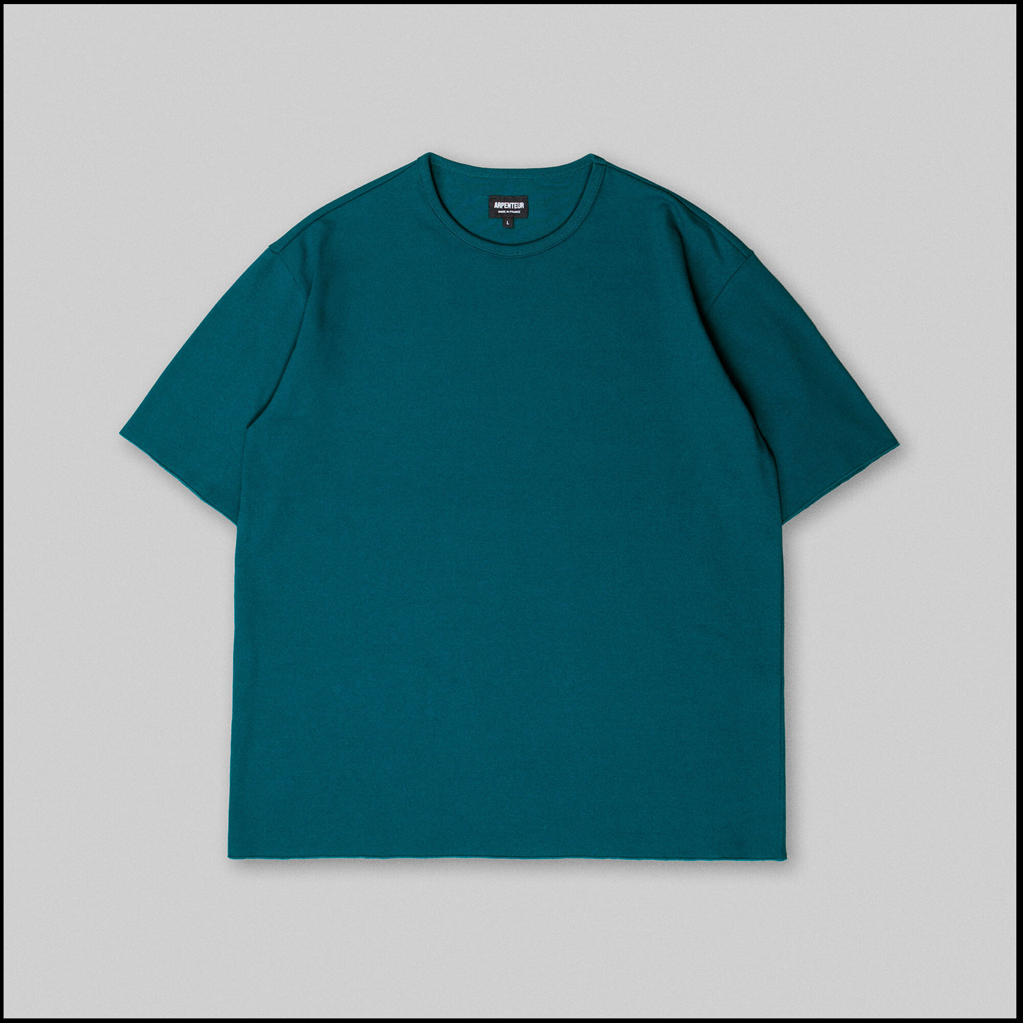 PONTUS t-shirt by Arpenteur in Peacock blue color