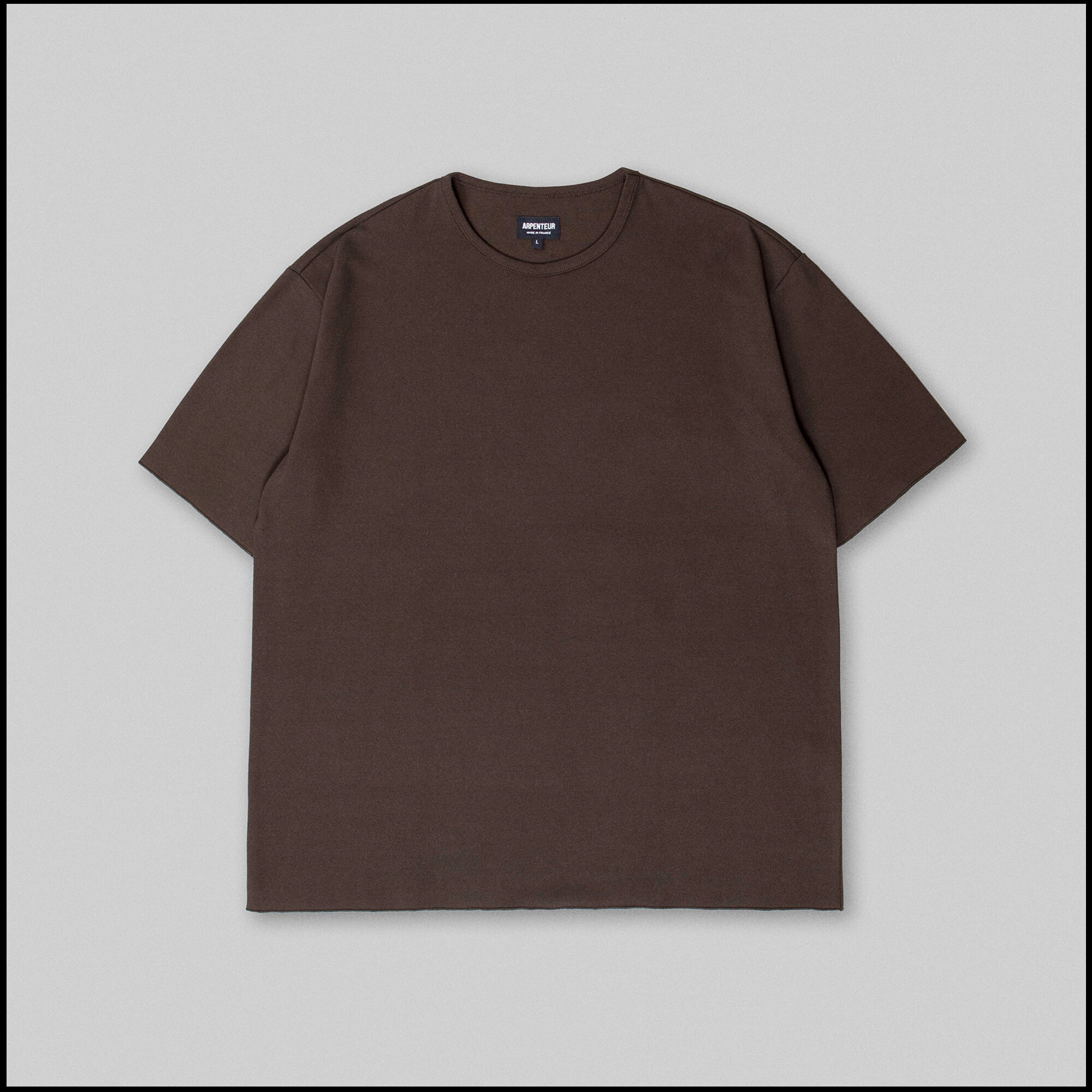 PONTUS t-shirt by Arpenteur in Soil brown color