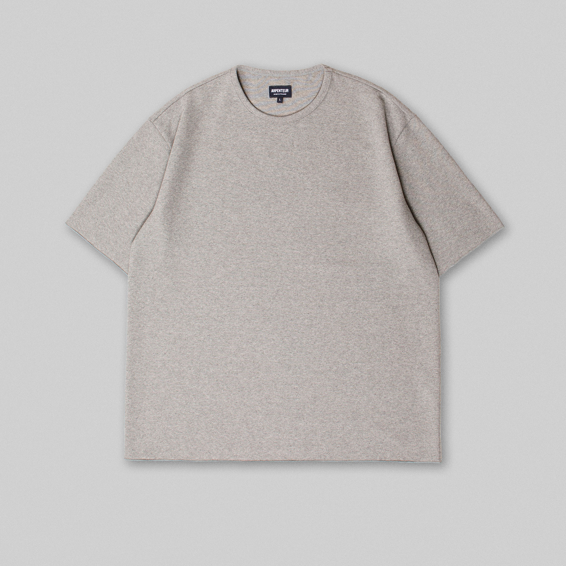 PONTUS t-shirt by Arpenteur in Melange grey color