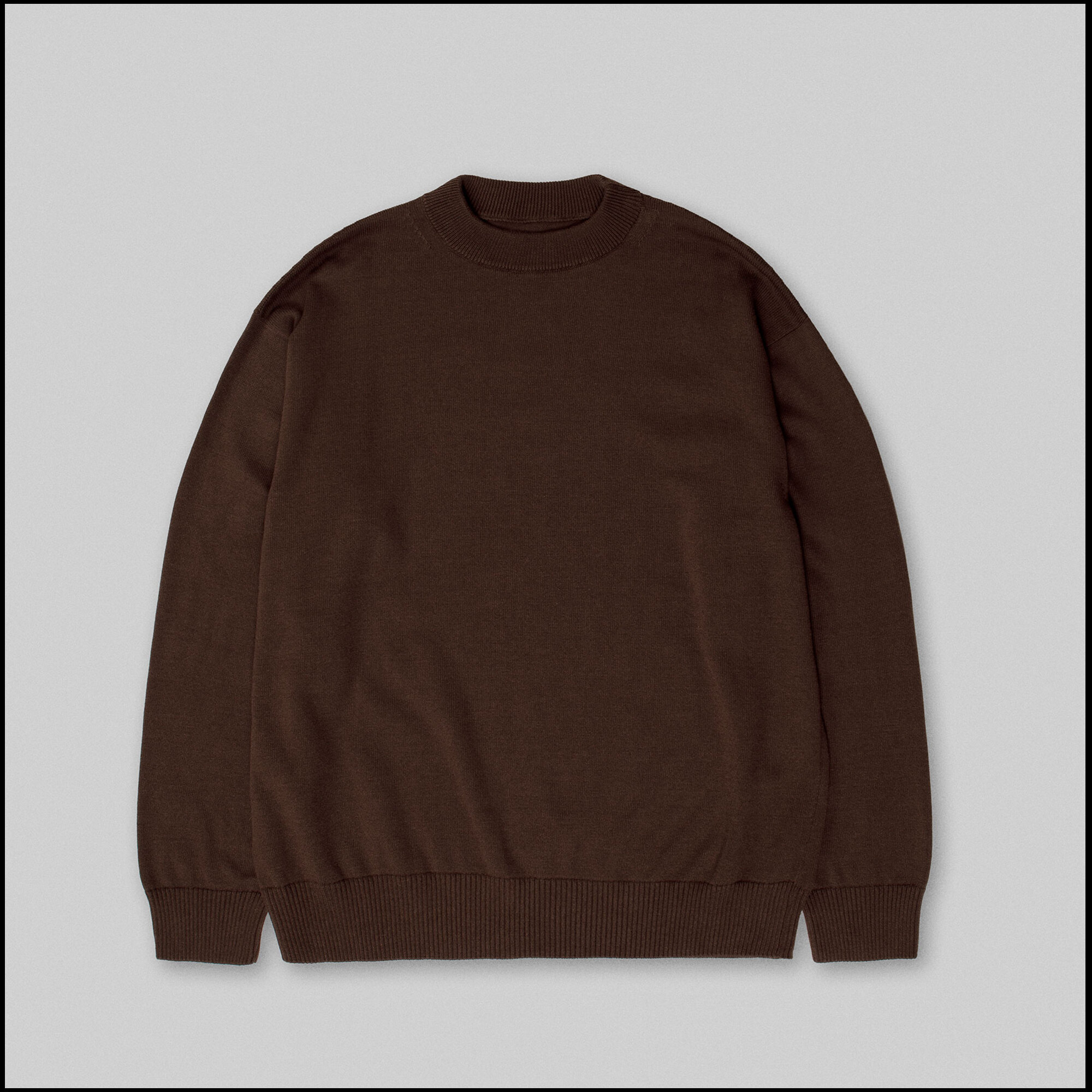 STANDARD sweater by Arpenteur in Soil brown color