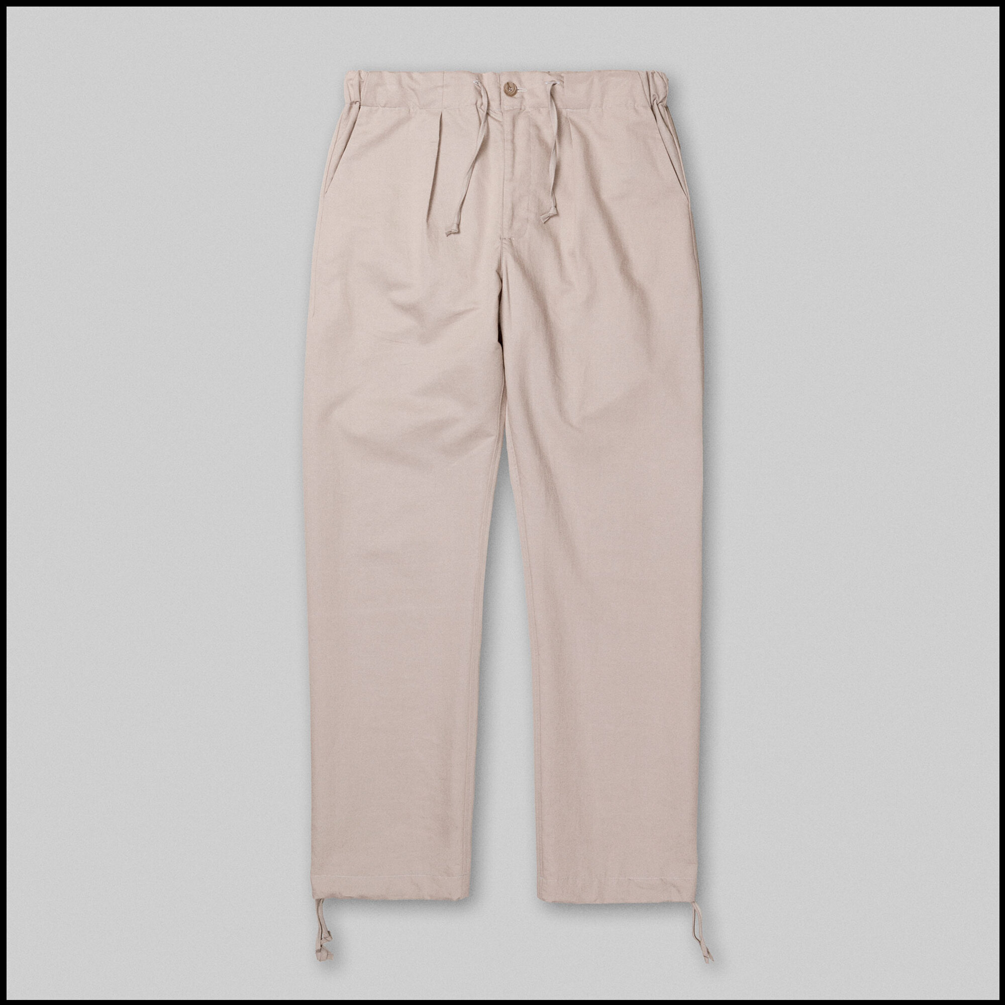TERRA pants by Arpenteur in Stone taffetas color