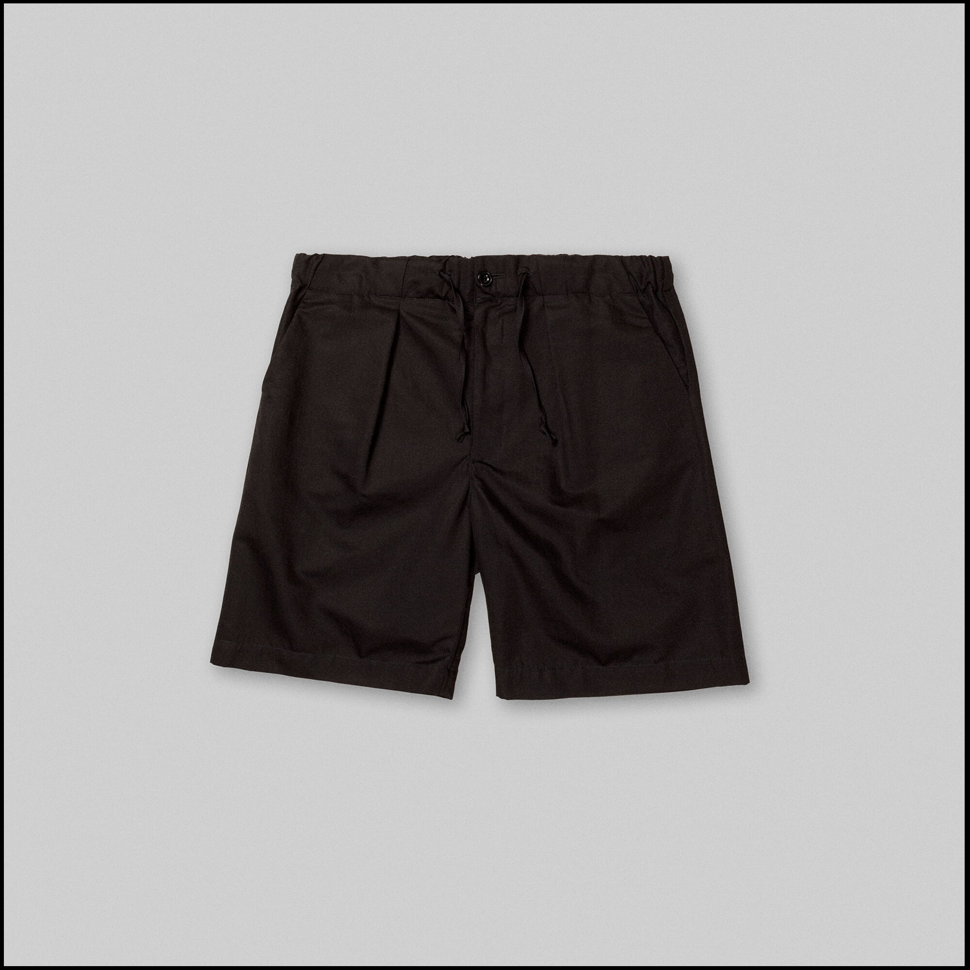 TERRA shorts by Arpenteur in Black taffetas color