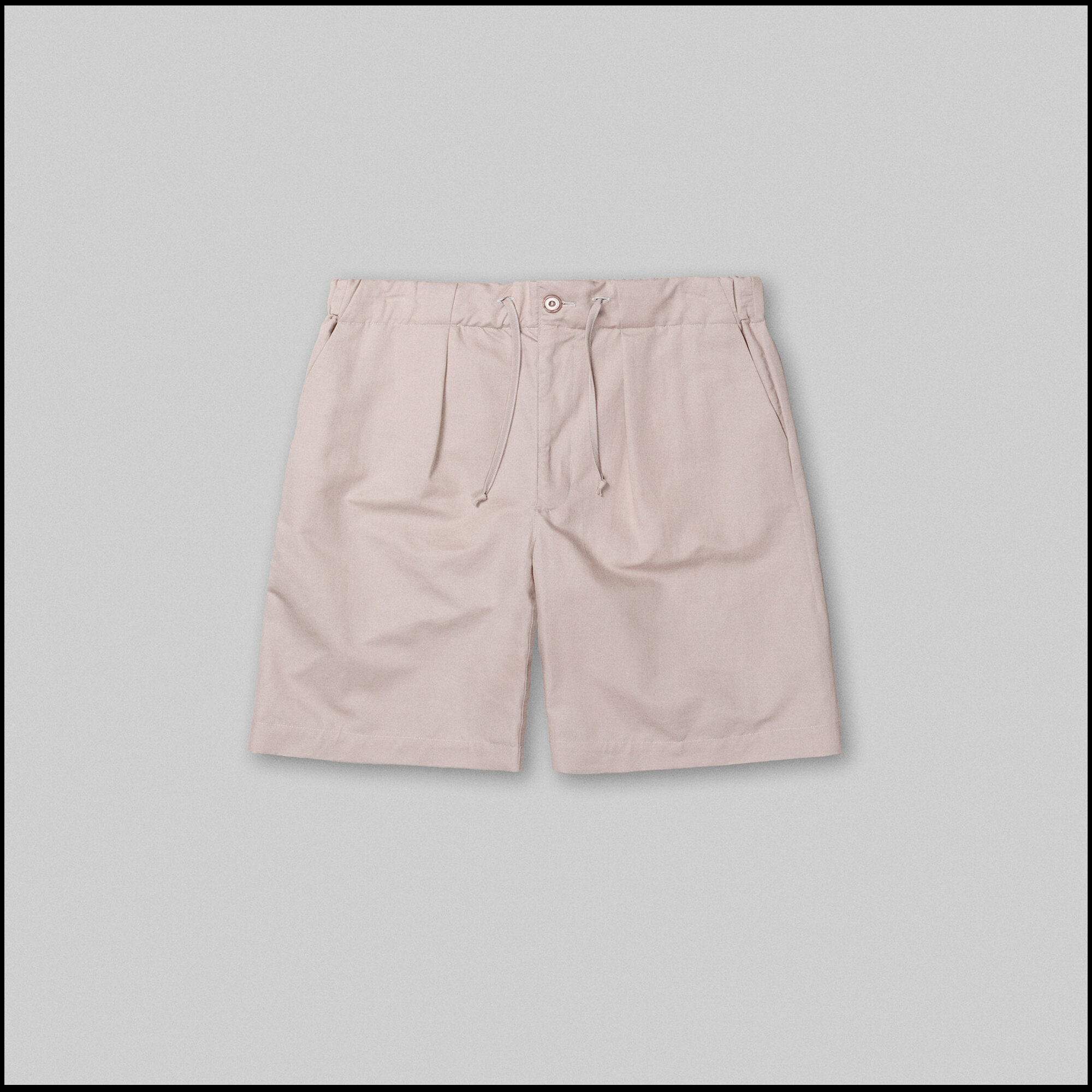 TERRA shorts by Arpenteur in Stone taffetas color