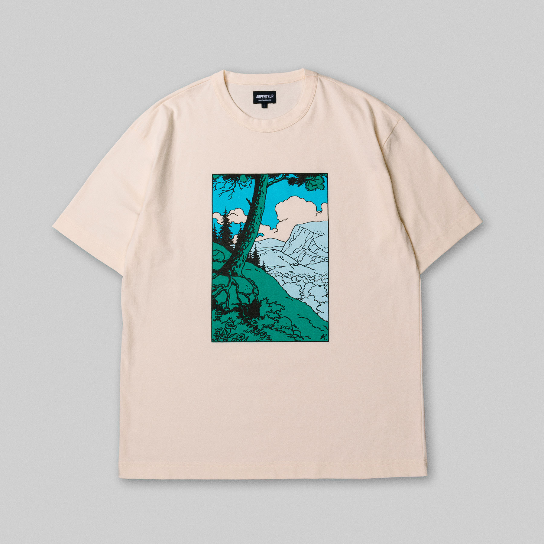 T-shirt GRAPHIQUE par Arpenteur en coloris Vallée verte
