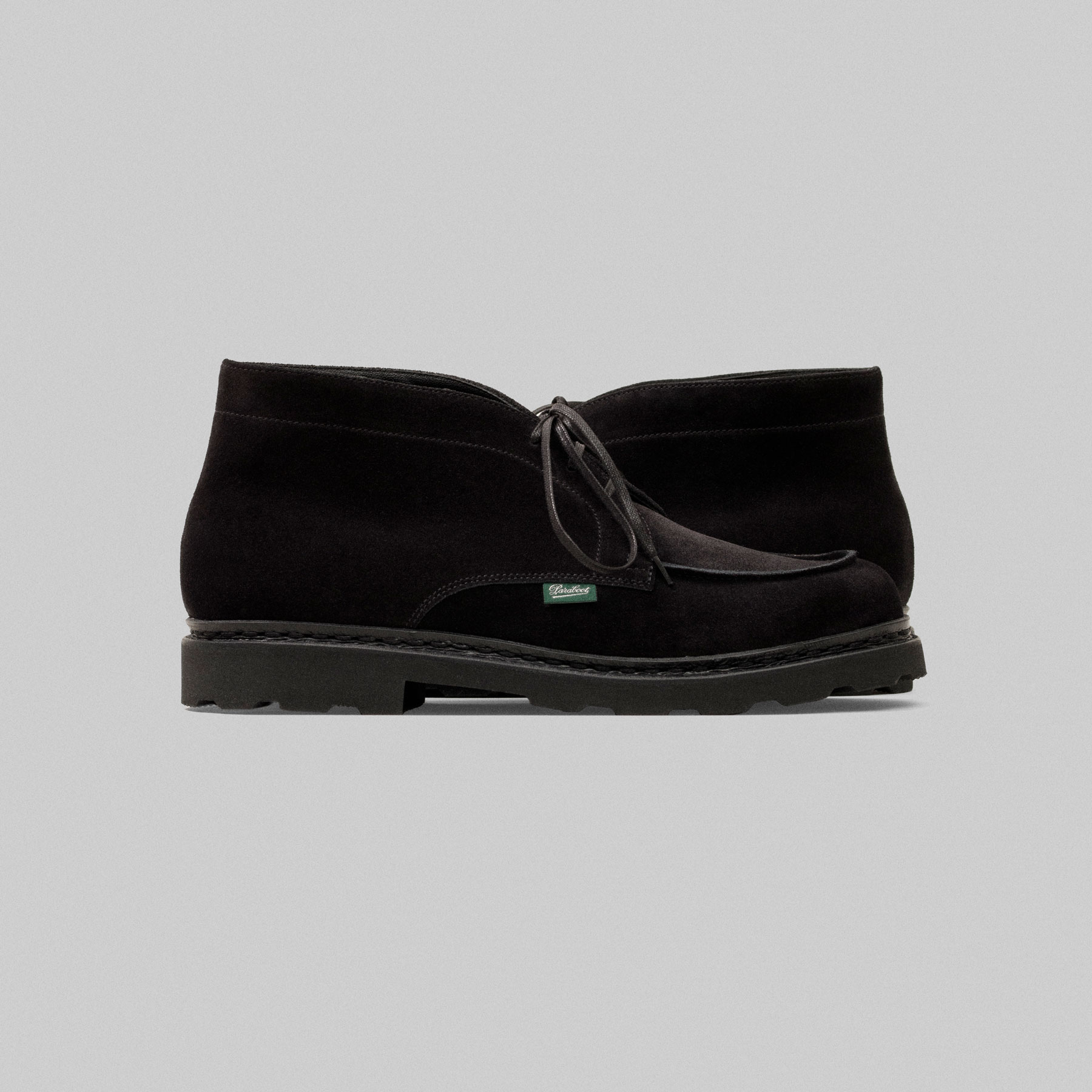 Chaussures CHUKKA par Arpenteur, Coloris veau velours Noir