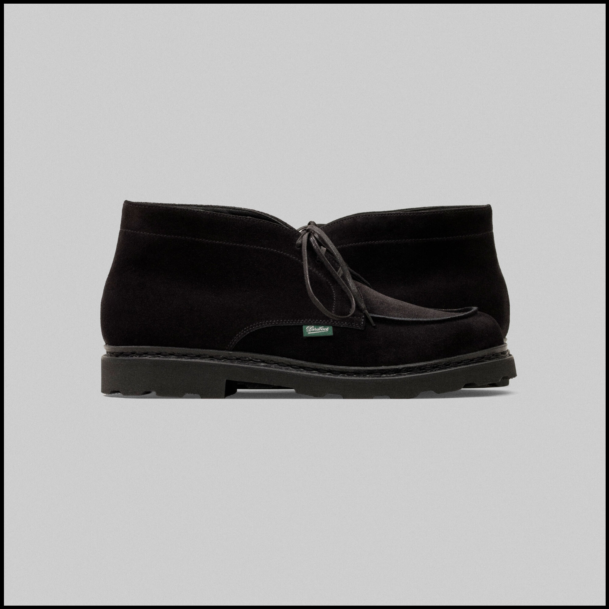 Chaussures CHUKKA par Arpenteur, Coloris veau velours Noir