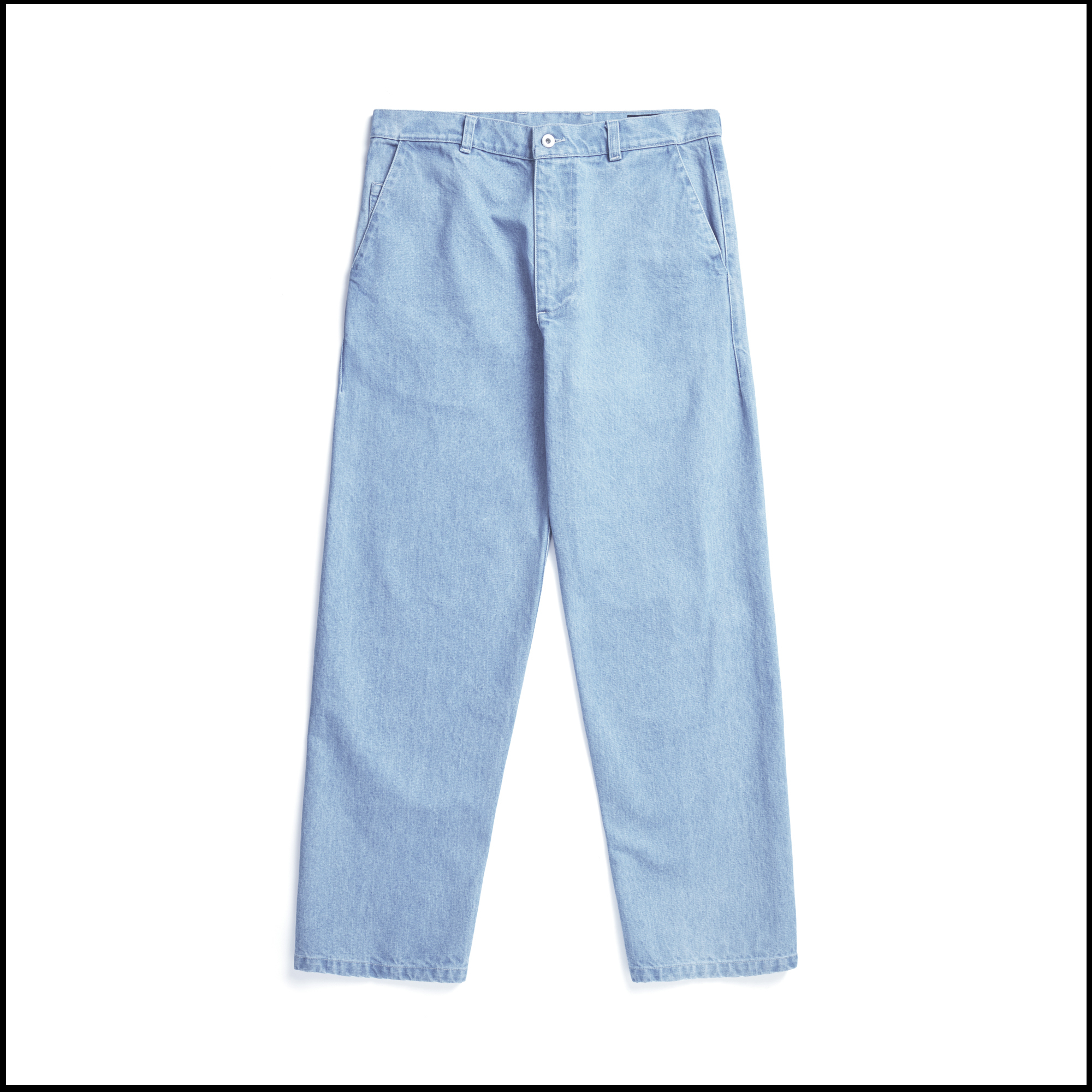 5 Pocket - Indigo blanchi - PE25 / Arpenteur