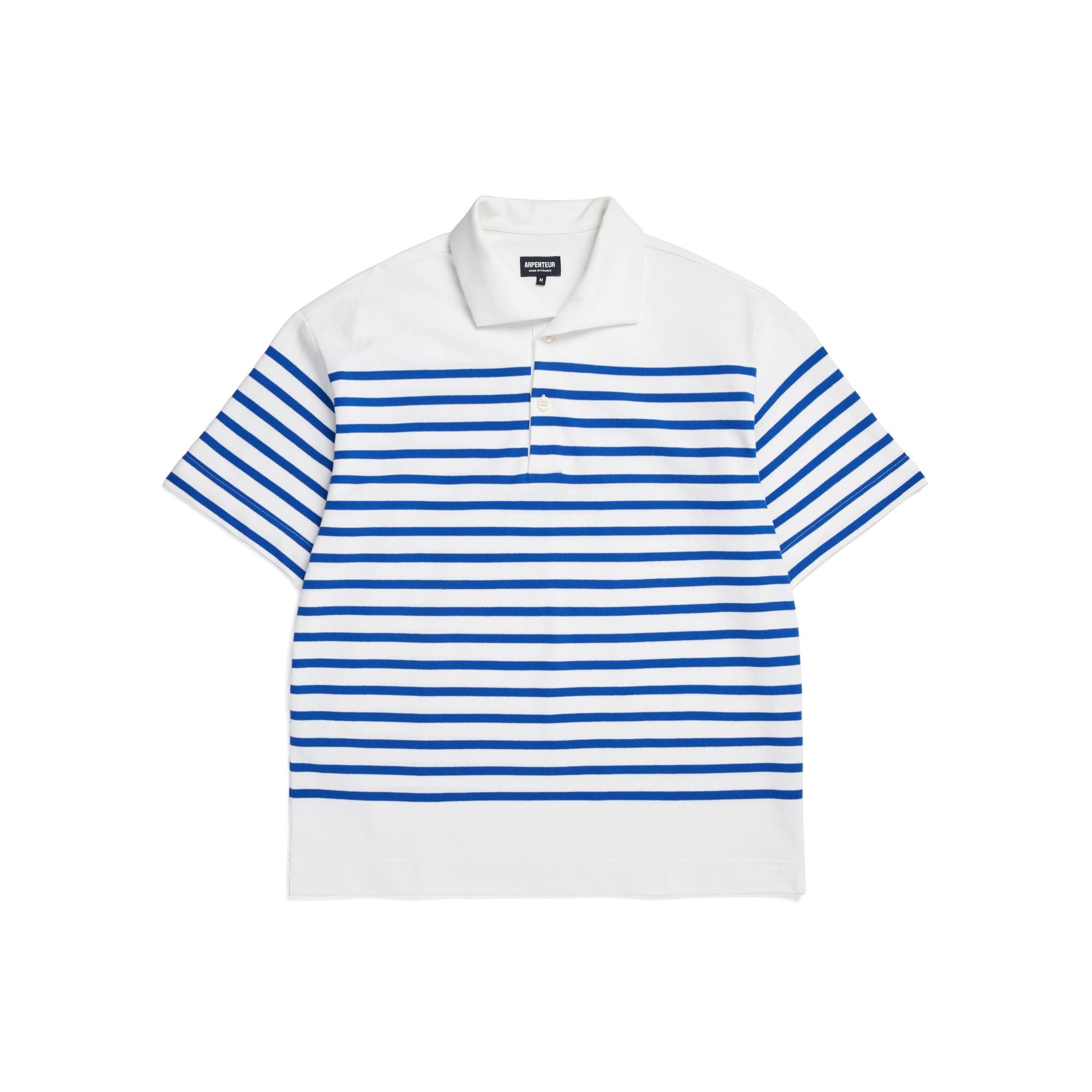 Polo - Rayures Blanc/Bleu roy - PE25 / Arpenteur