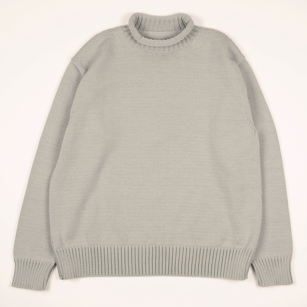 DOCK sweater in Mint grey color by Arpenteur