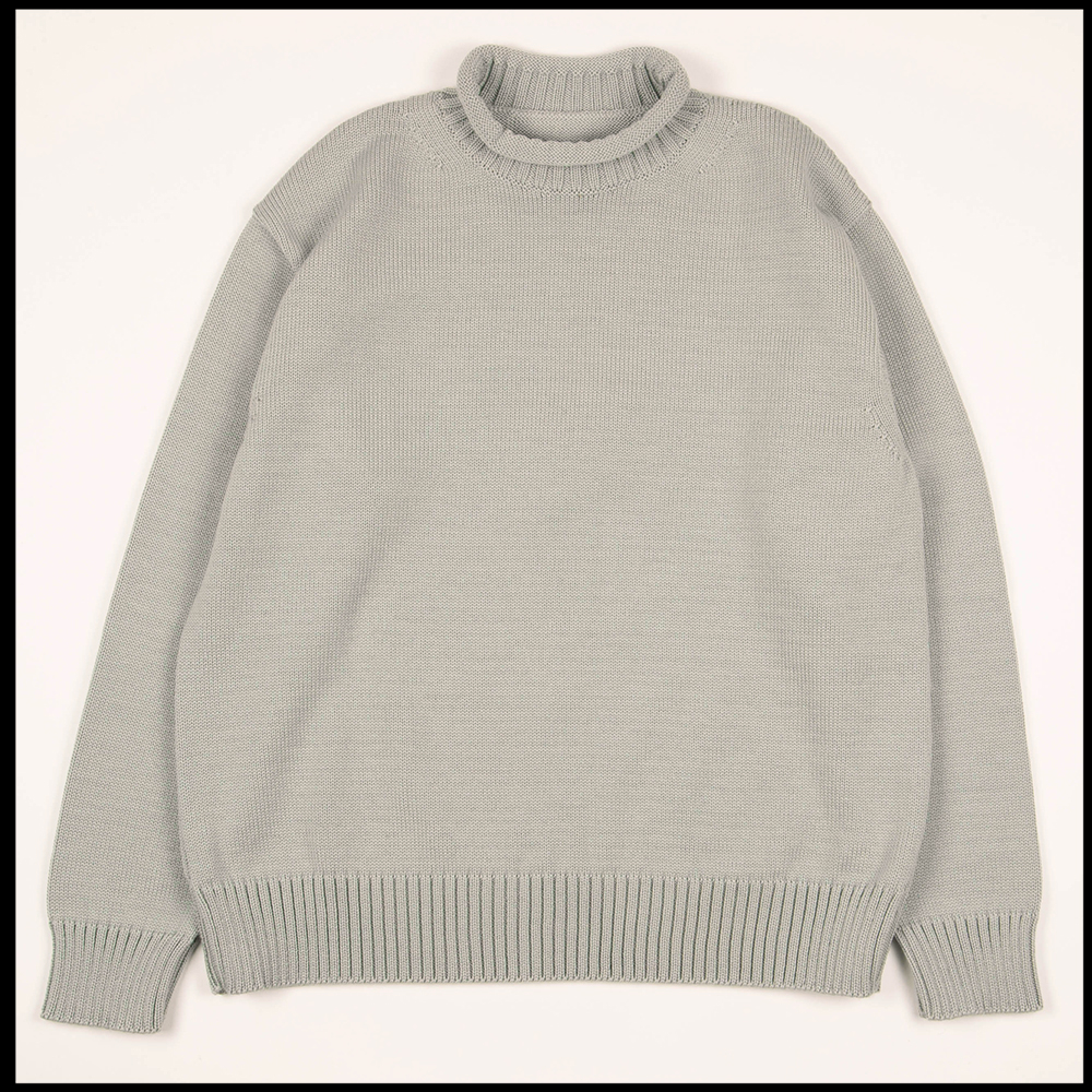 DOCK sweater in Mint grey color by Arpenteur