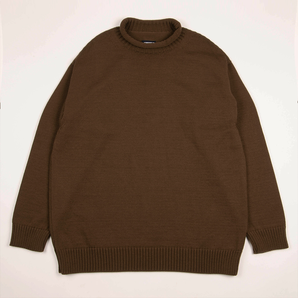 DOCK sweater in Brown color by Arpenteur