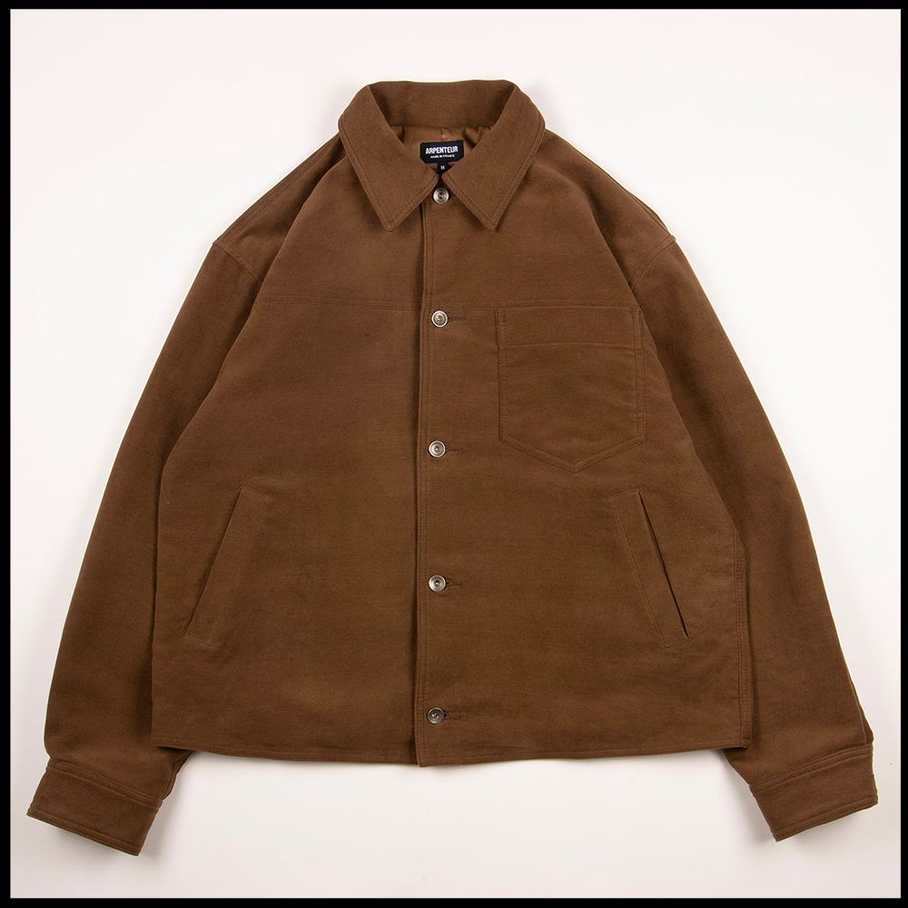 EDDIE Jacket in Brown color by Arpenteur