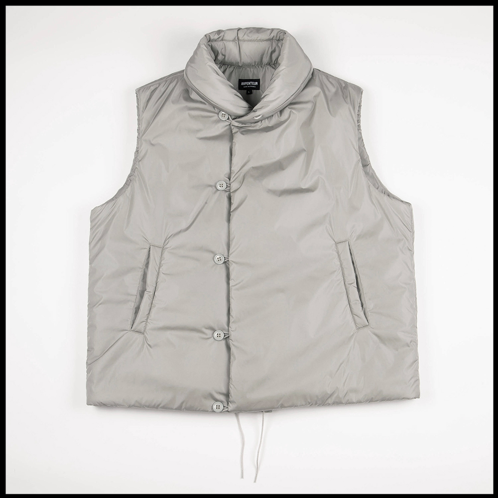 LOFT Vest in Mint grey color by Arpenteur