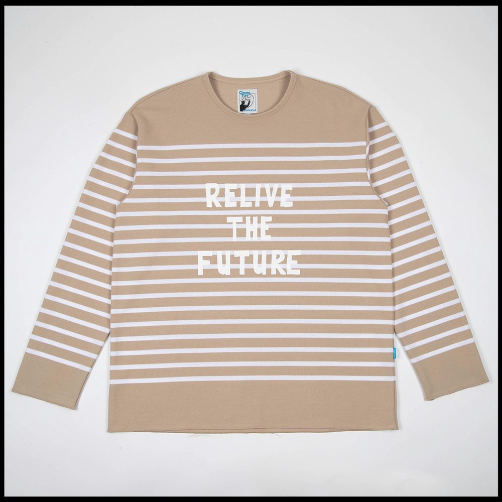 Special RACHEL L/S T-shirt in Sand/White color by Arpenteur and Gimme Five