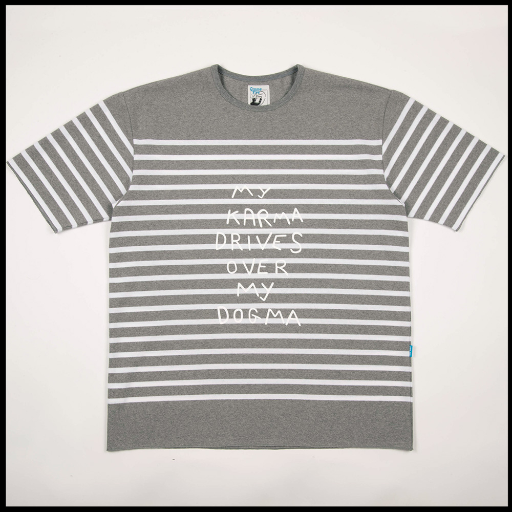 Special RACHEL S/S T-shirt in Grey/White color by Arpenteur and Gimme Five