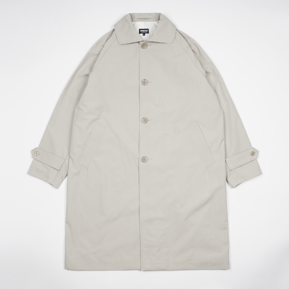UTILE overcoat in Stone color by Arpenteur