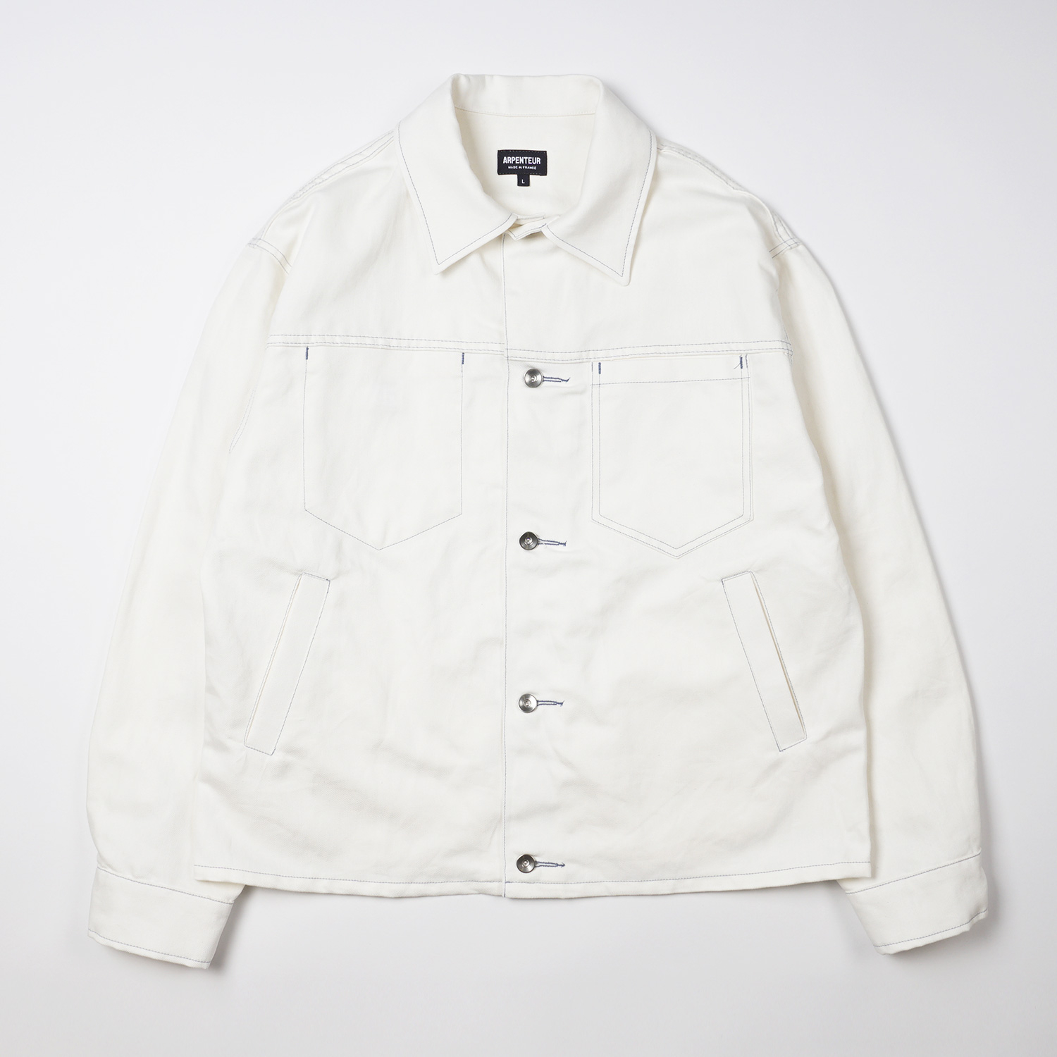 EDDIE jacket in White color by Arpenteur