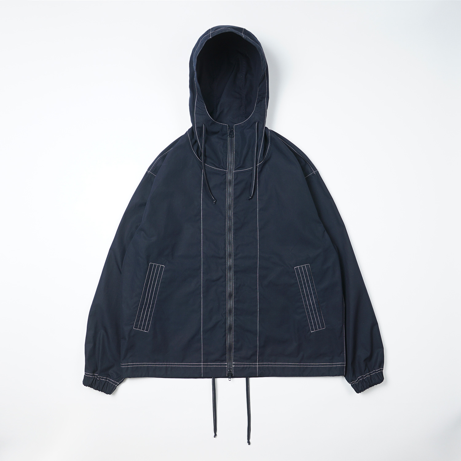 KAOLIN parka in Midnight blue color by Arpenteur