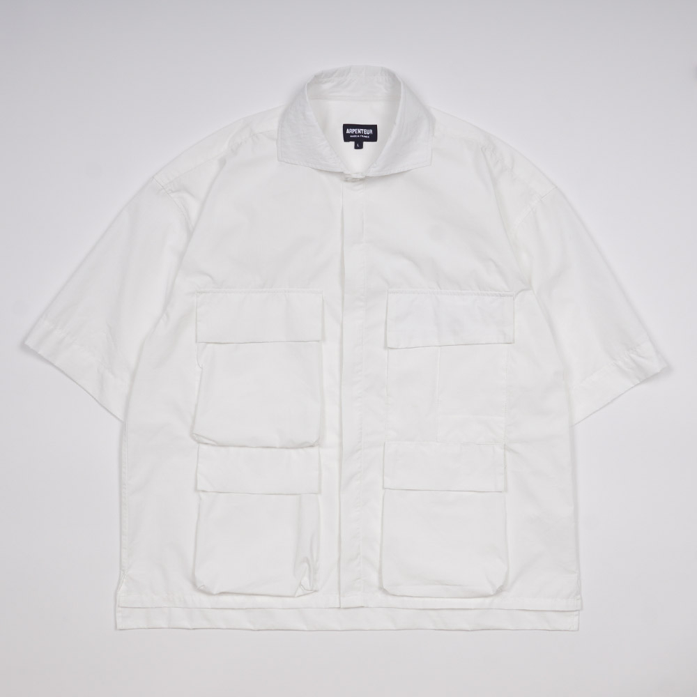 RATIO over-shirt in White color by Arpenteur
