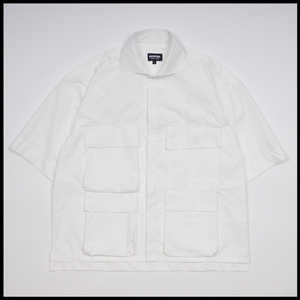 RATIO over-shirt in White color by Arpenteur