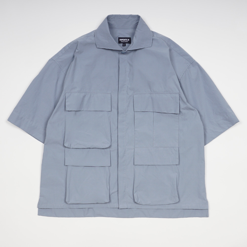 RATIO over-shirt in Saxe blue color by Arpenteur