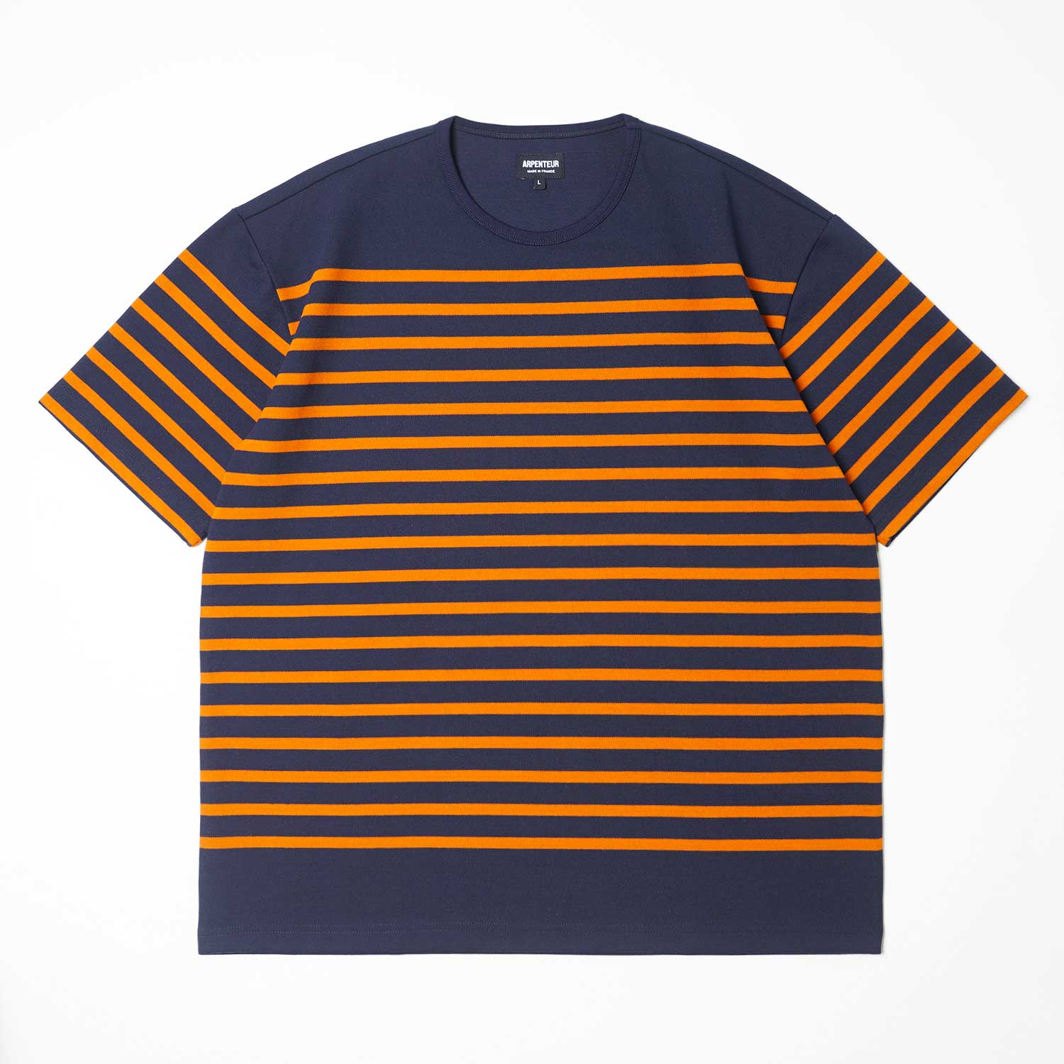 T-shirt RACHEL coloris Marine Orange par Arpenteur