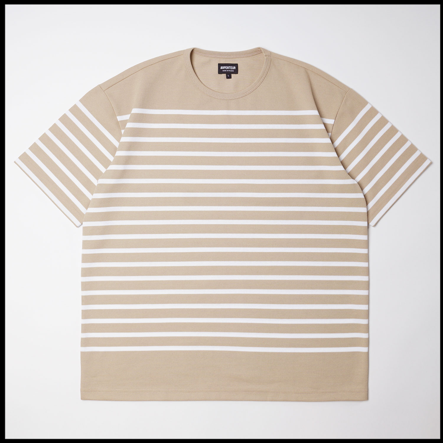 T-shirt RACHEL coloris Sable Blanc par Arpenteur