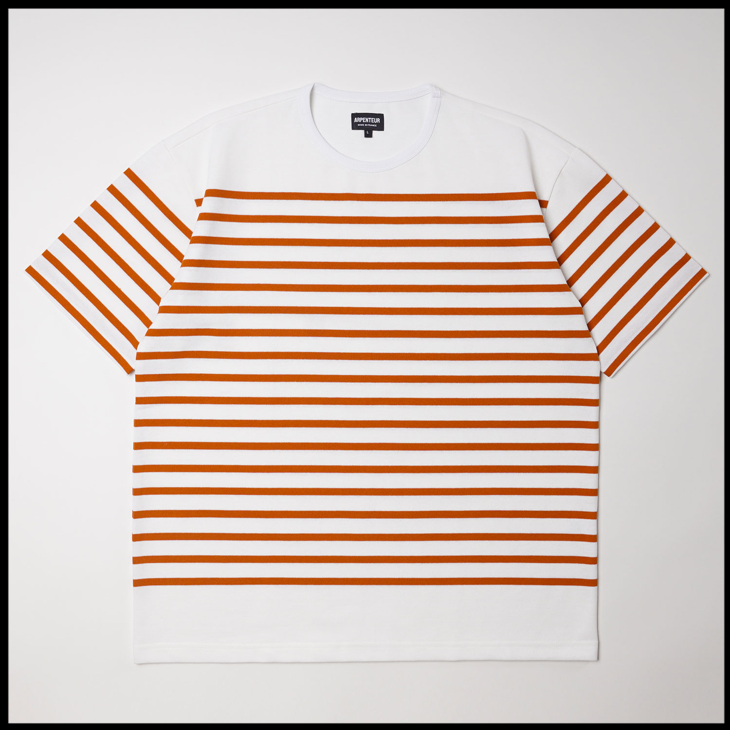 T-shirt RACHEL coloris Blanc Orange par Arpenteur