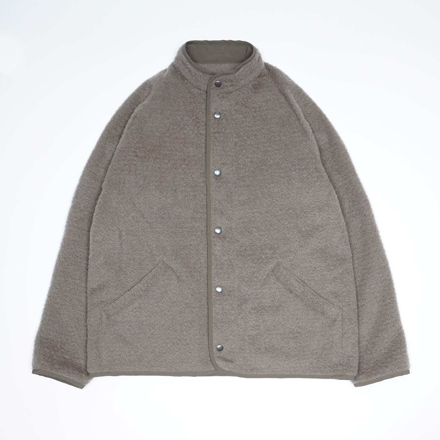 CONTOUR Jacket in Warm grey color by Arpenteur