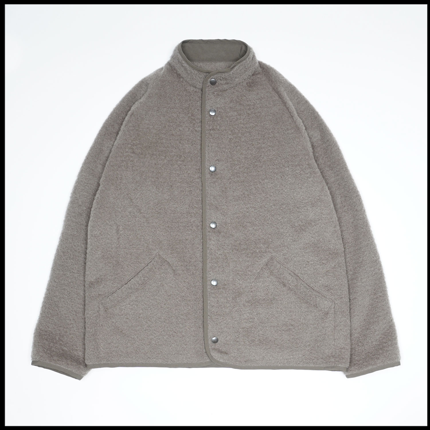 CONTOUR Jacket in Warm grey color by Arpenteur