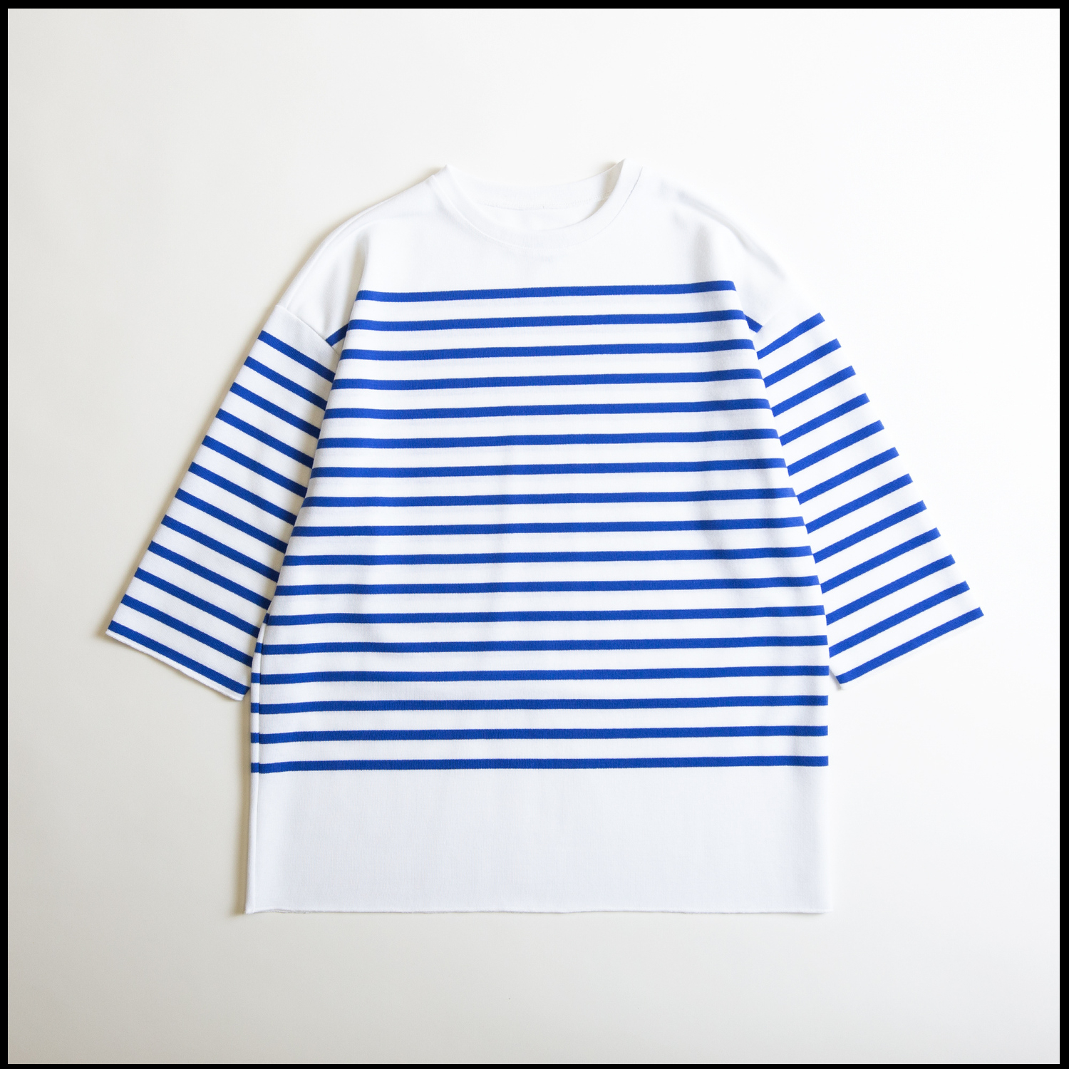 Marinière coloris Blanc / Bleu roy par Arpenteur