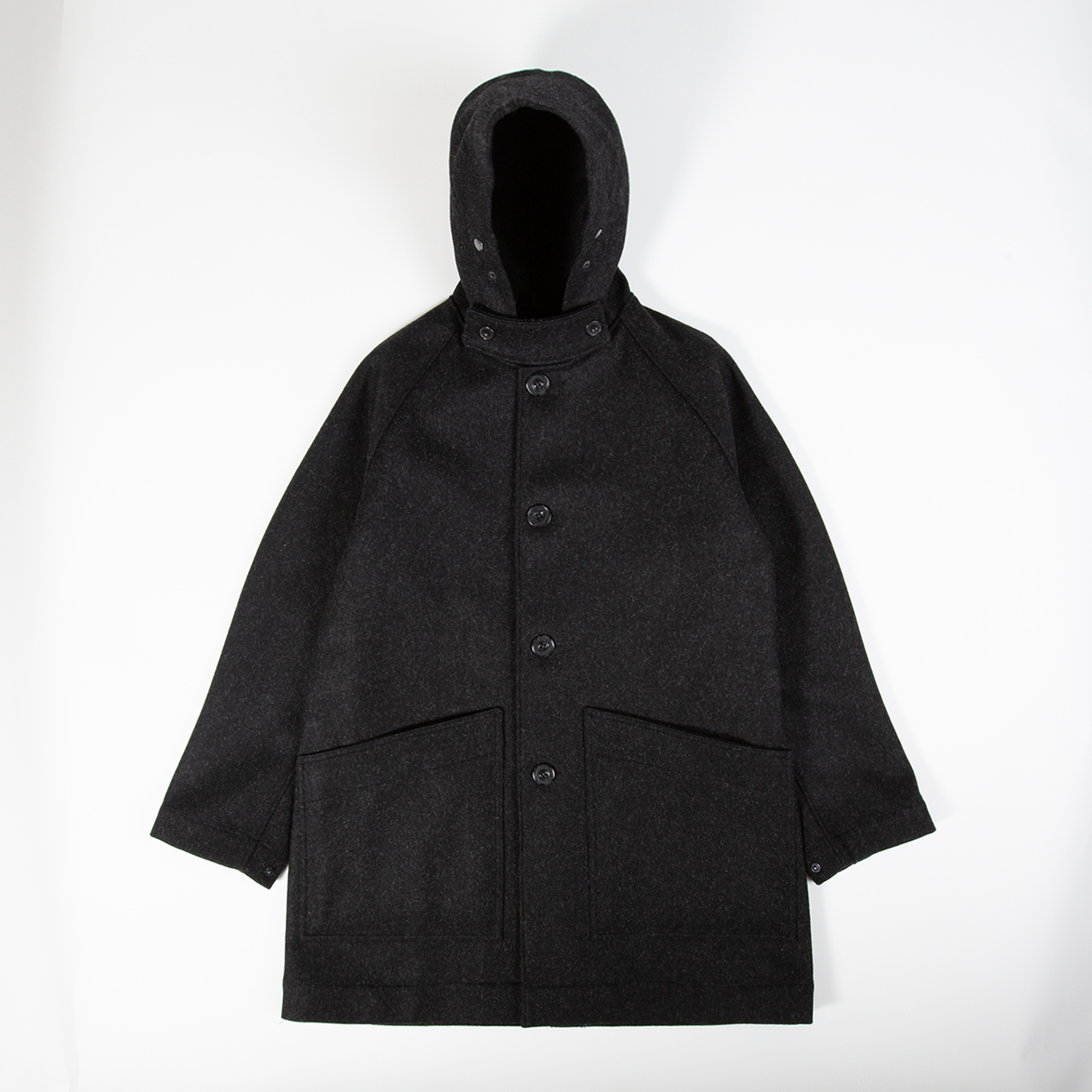 MEVI coat in Charcoal color by Arpenteur
