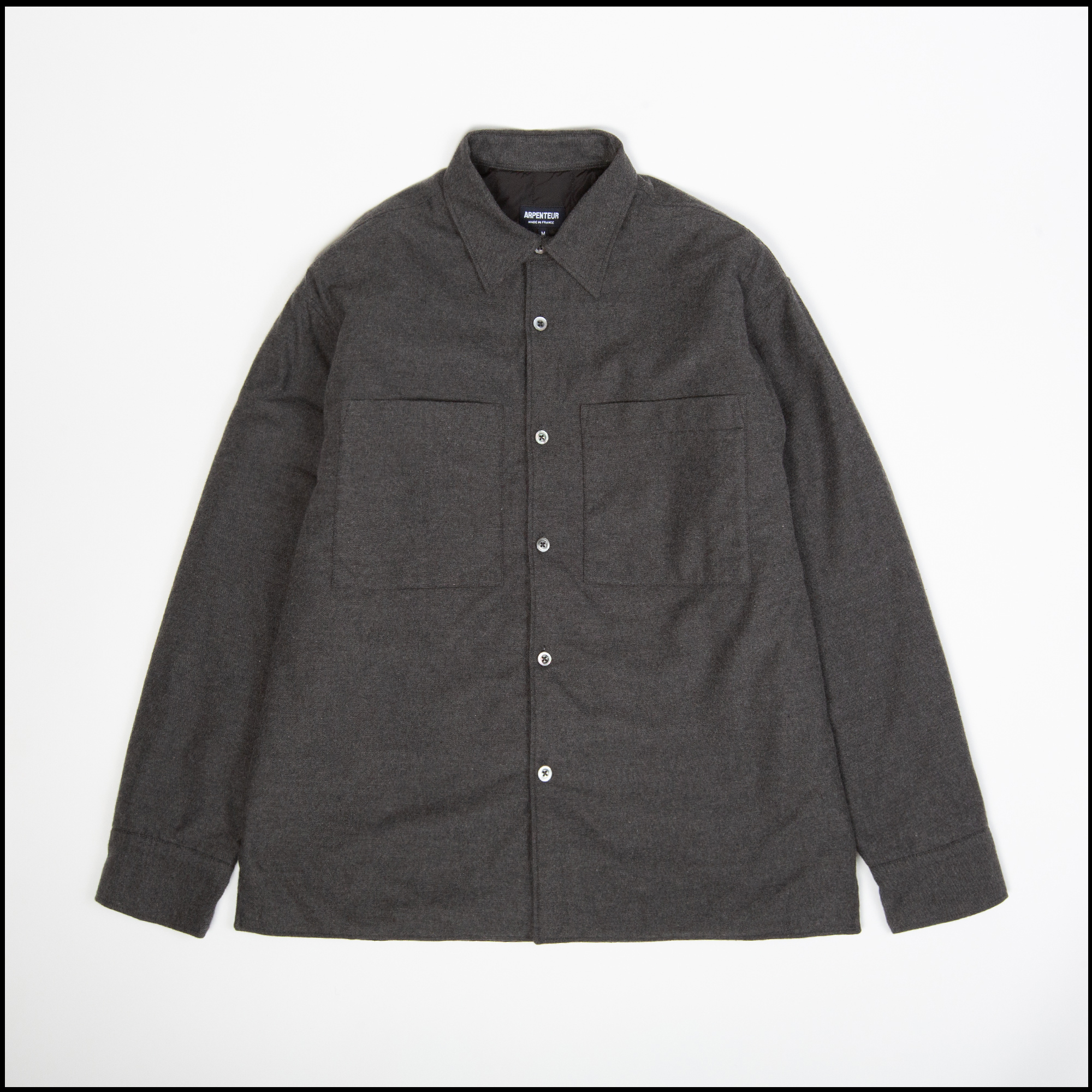 Chemise TWIN coloris Anthracite par Arpenteur