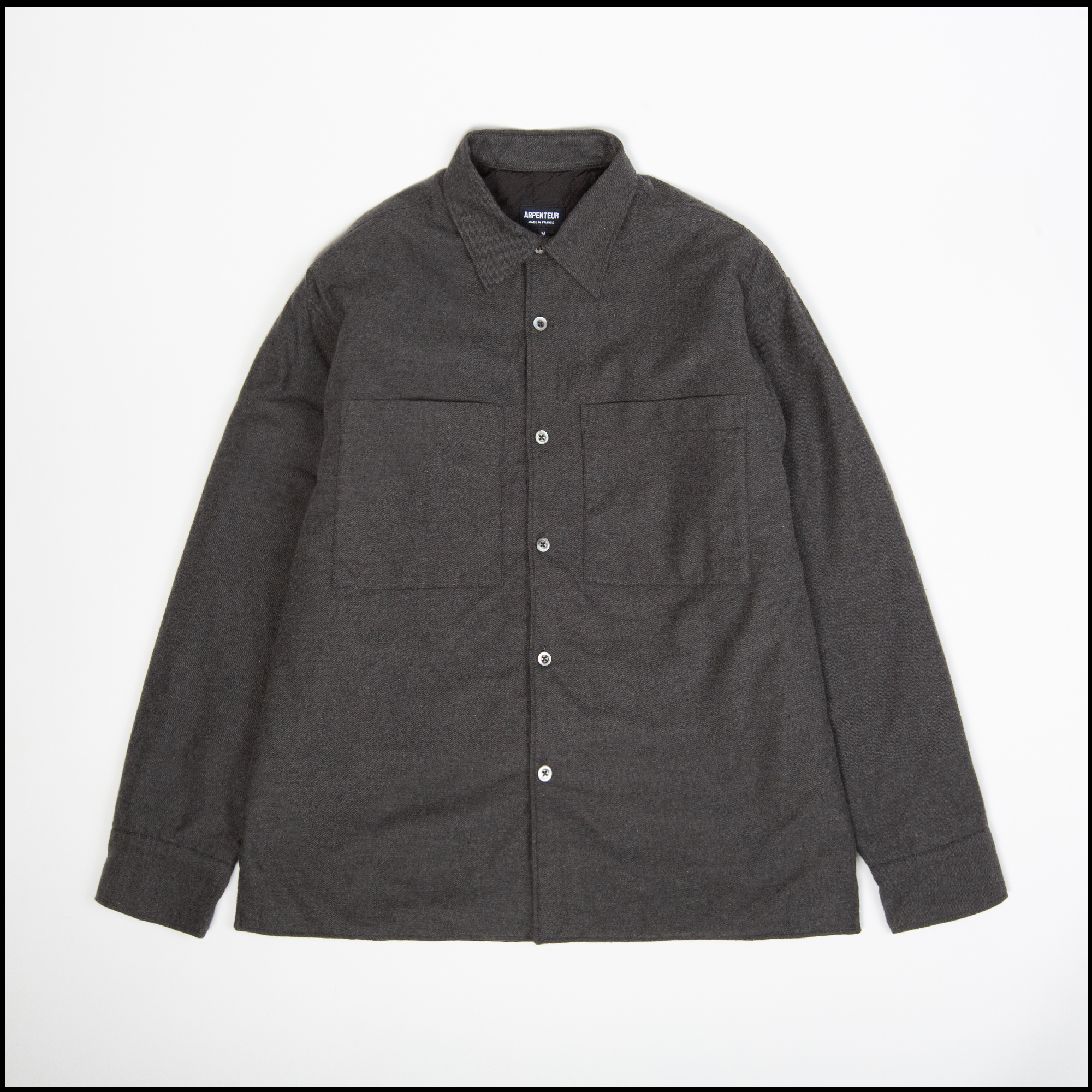 TWIN shirt in Charcoal color by Arpenteur