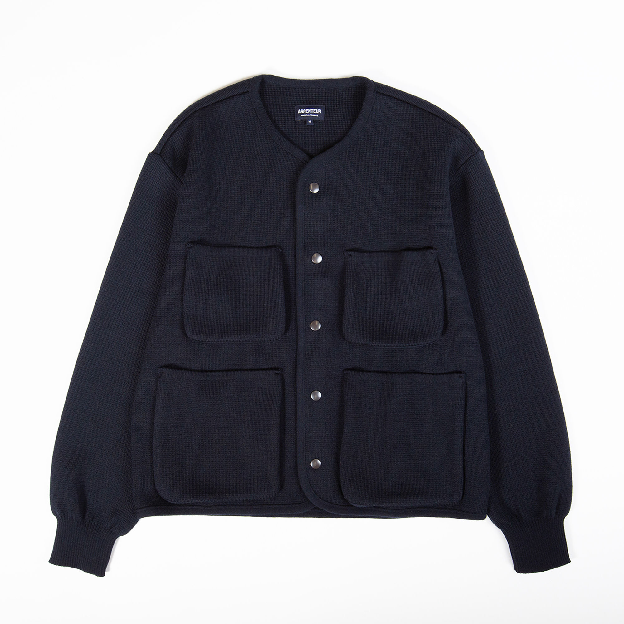 Cardigan GEORGE coloris Bleu nuit par Arpenteur
