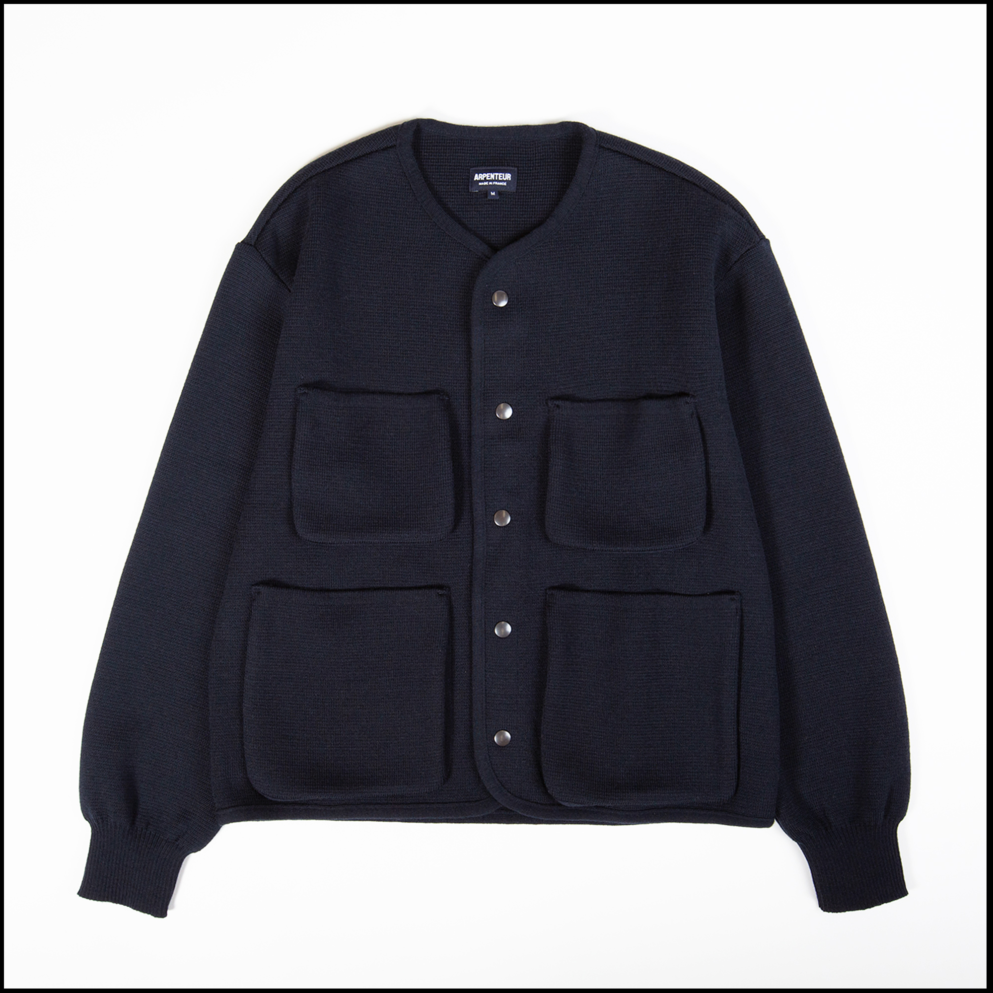 Cardigan GEORGE coloris Bleu nuit par Arpenteur