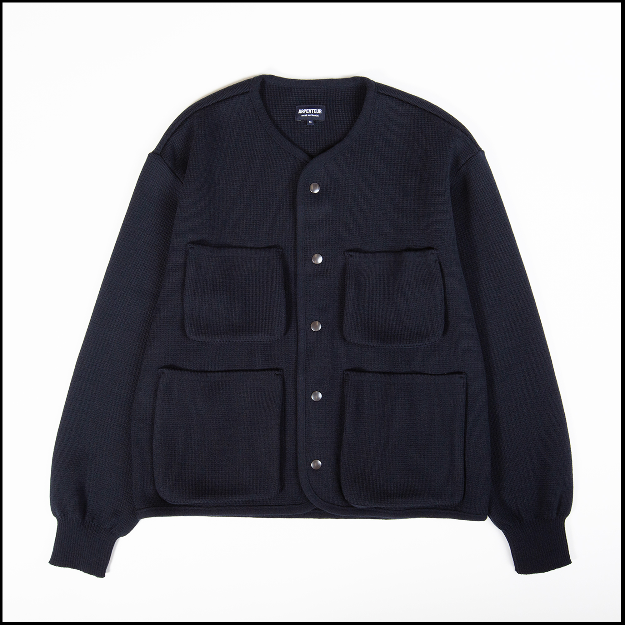 George cardigan in Midnight color by Arpenteur